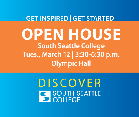 South Seattle College Open House image for Facebook