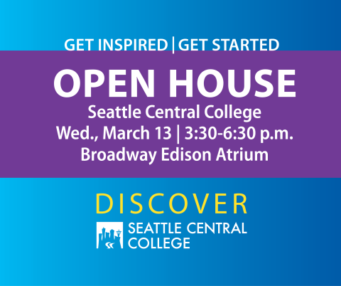 Seattle Central College Open House image for Facebook