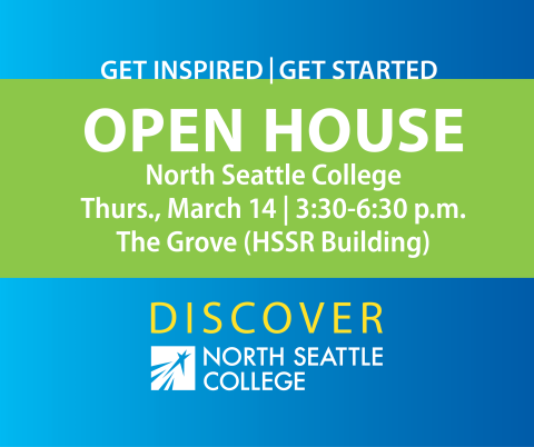 North Seattle College Open House image for Facebook