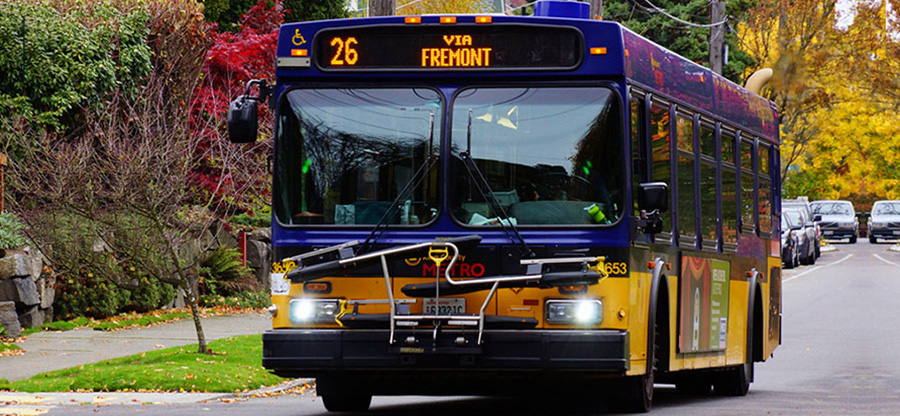  Metro bus heading to Fremont 