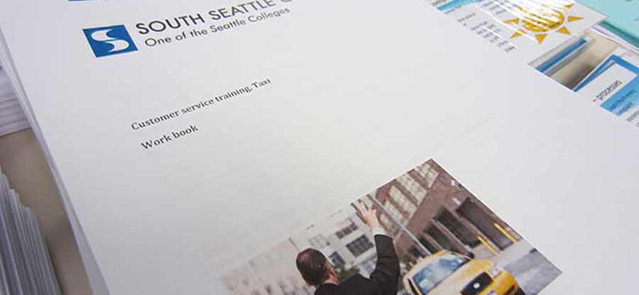 cover of a training booklet
