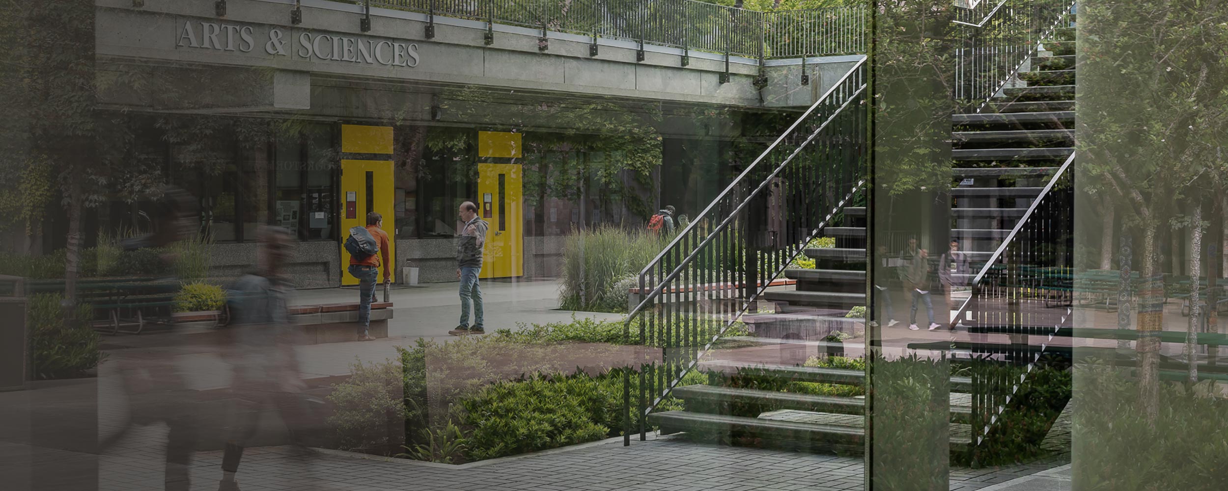  North Seattle College courtyard 