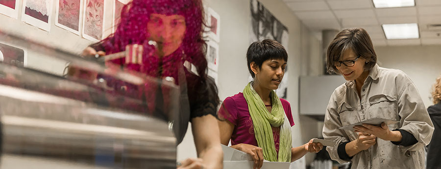 Seattle Central College graphic design students