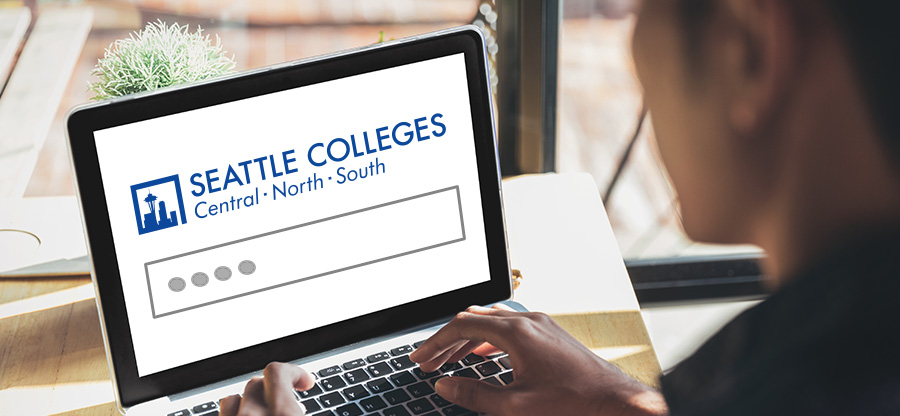  Inside Seattle Colleges login screen 