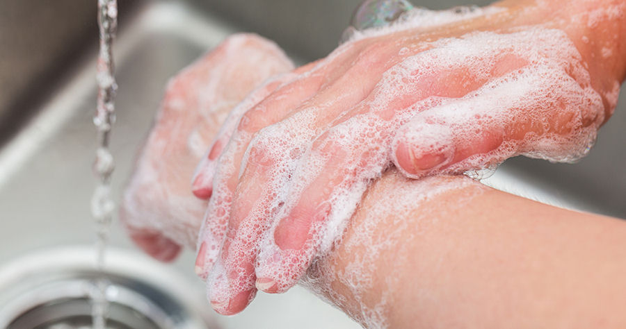  washing hands 