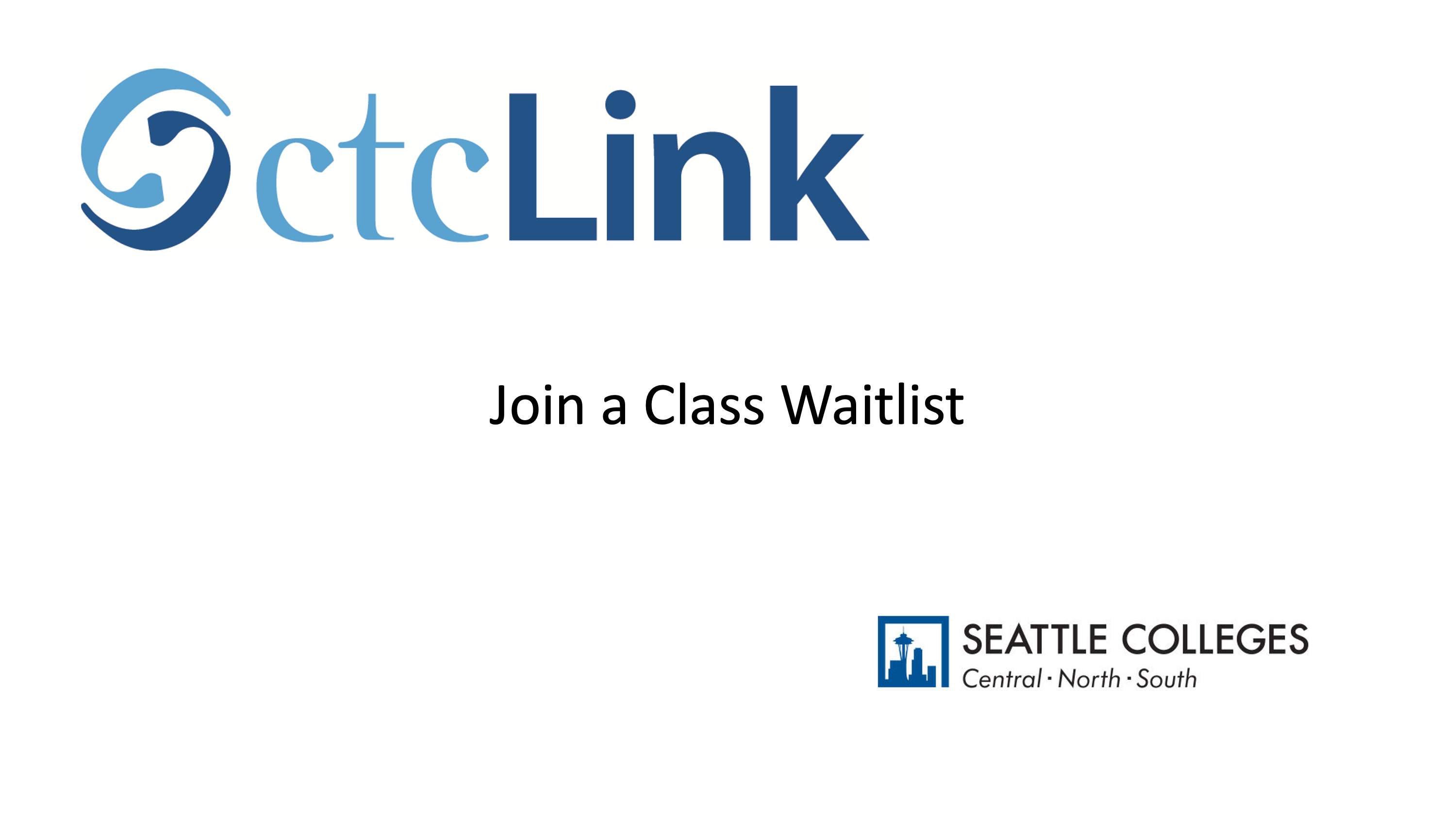 Join a Class Waitlist