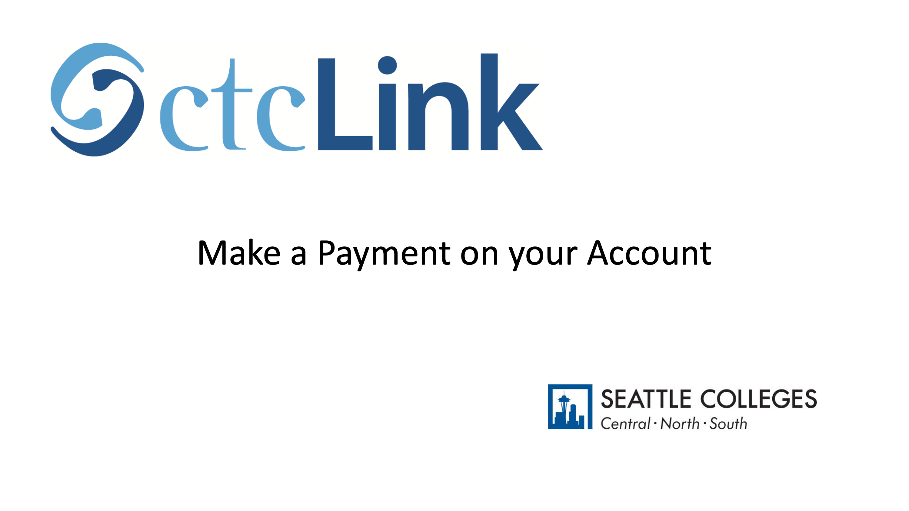Make a payment on your account