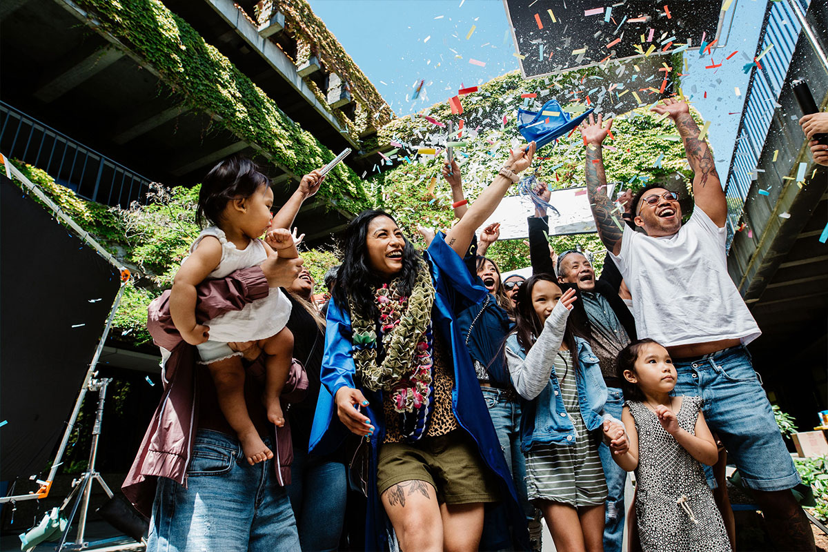 Family celebrates North Seattle grad