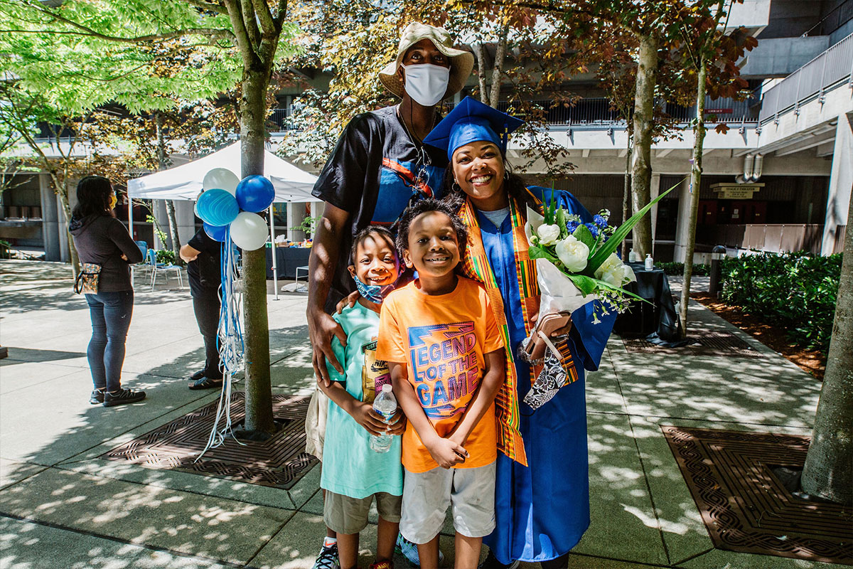 Family surrounds North Seattle graduate