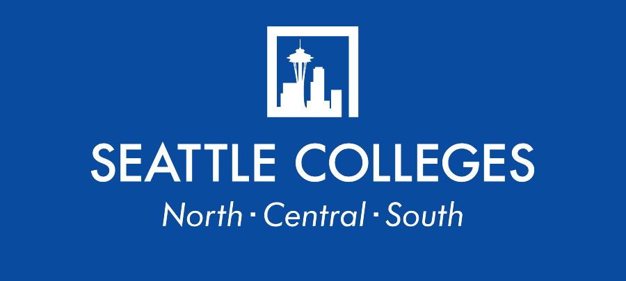 Seattle Colleges logo with North, Central, South