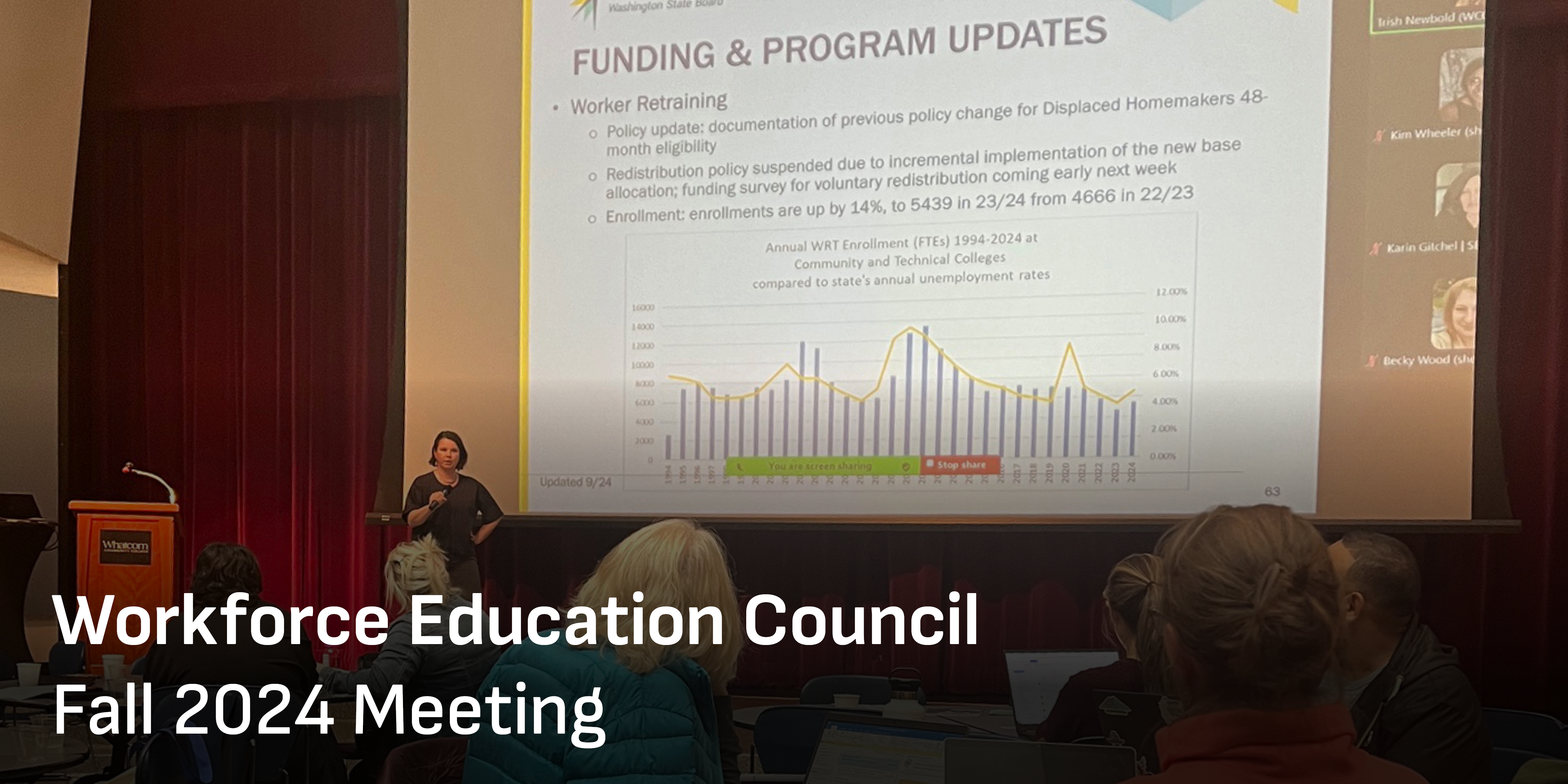Workforce Education Council Fall 2024 Meeting