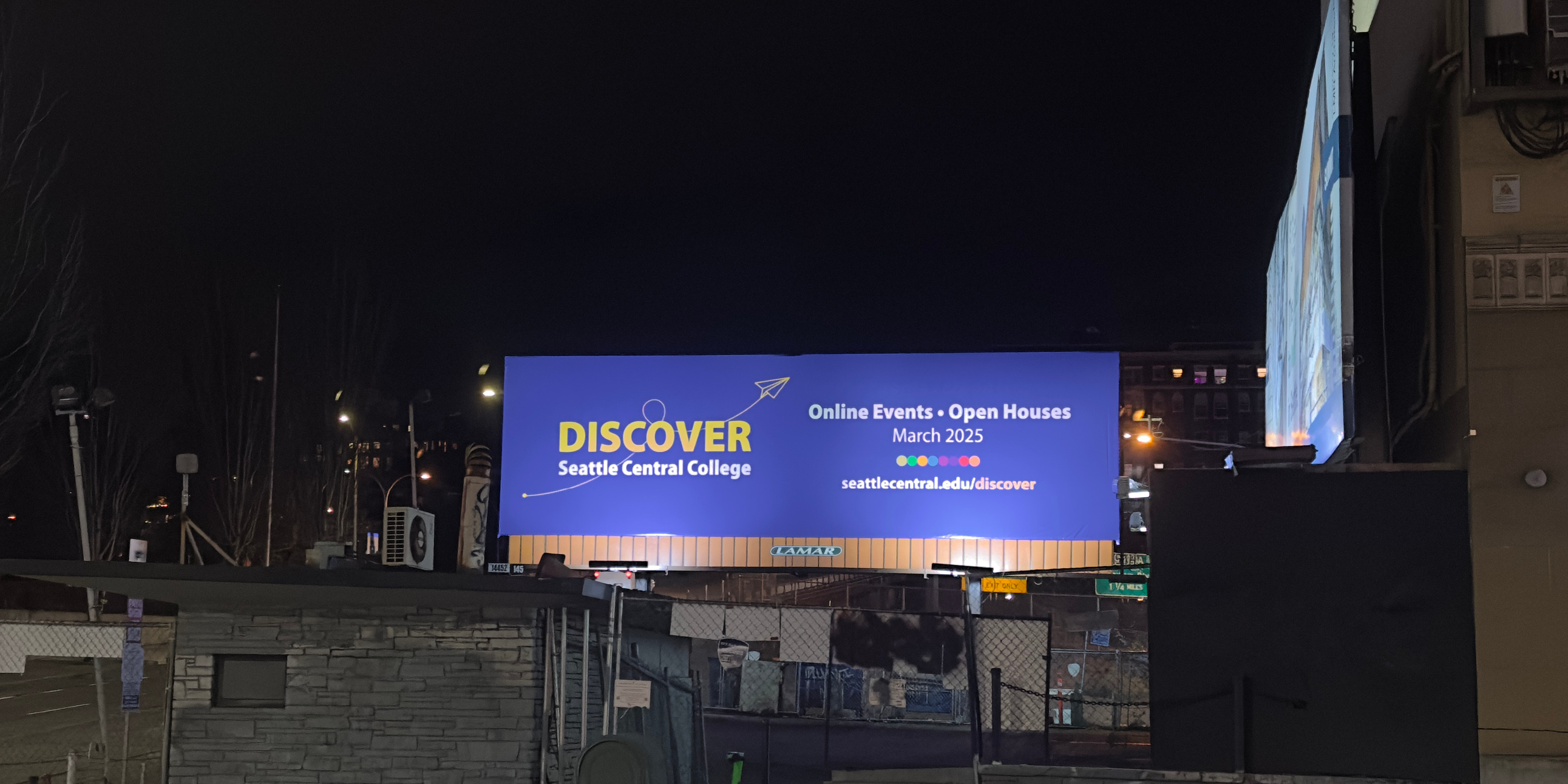 Discover Seattle Colleges 2025 Billboard.