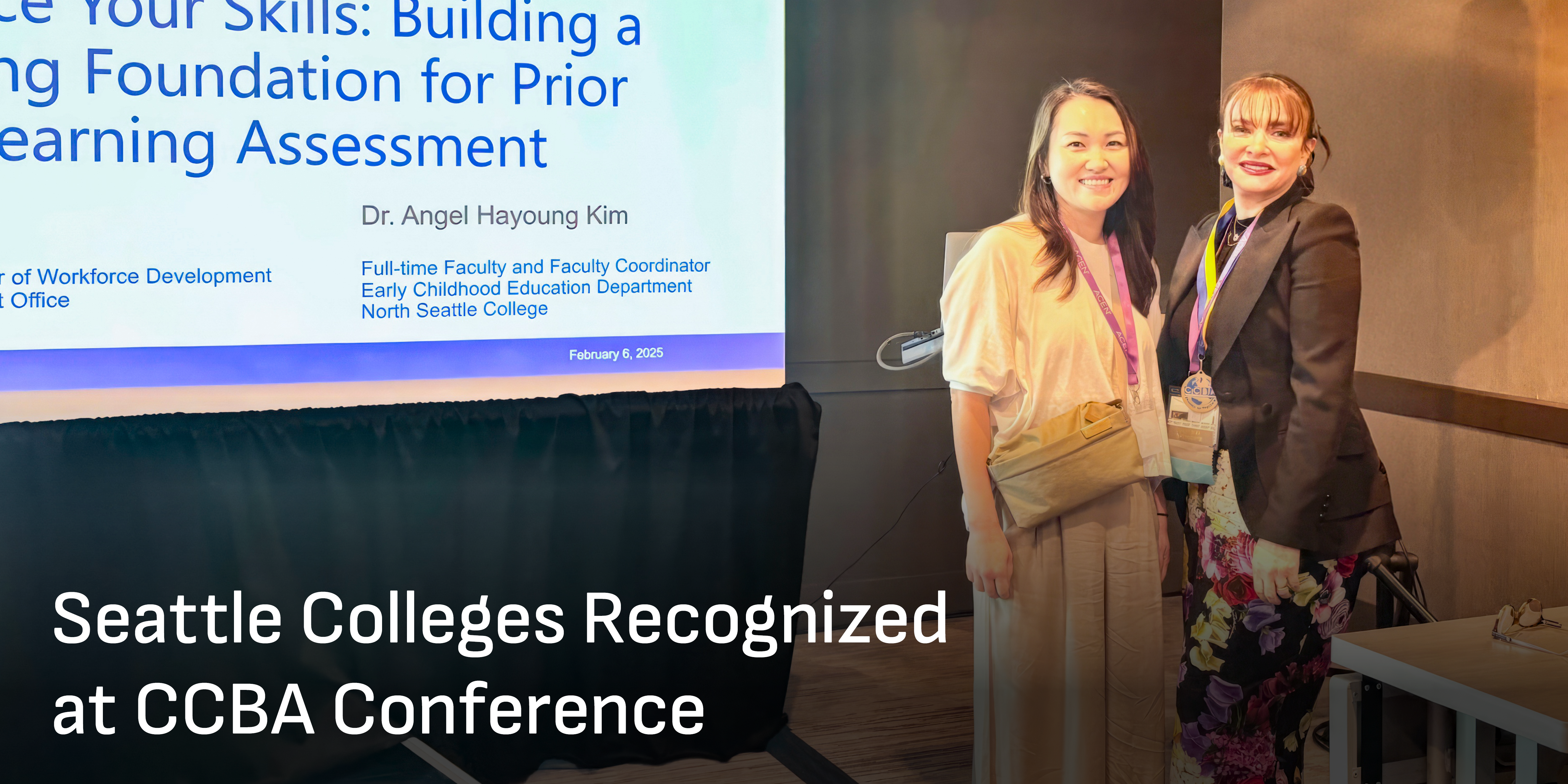Seattle Colleges Recognized at CCBA Conference