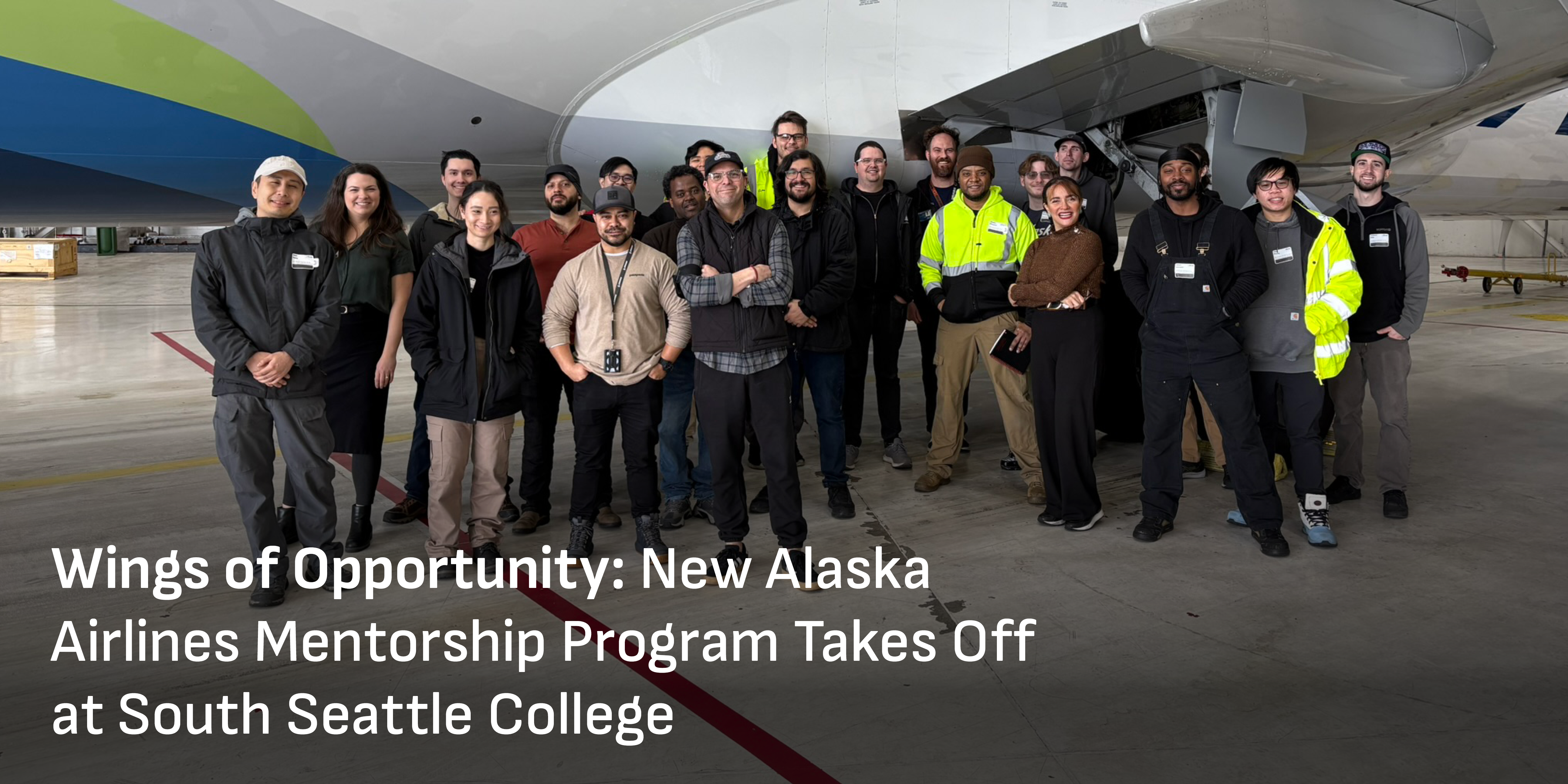 Wings of Opportunity: New Alaska Airlines Mentorship Program Takes Off at South Seattle College