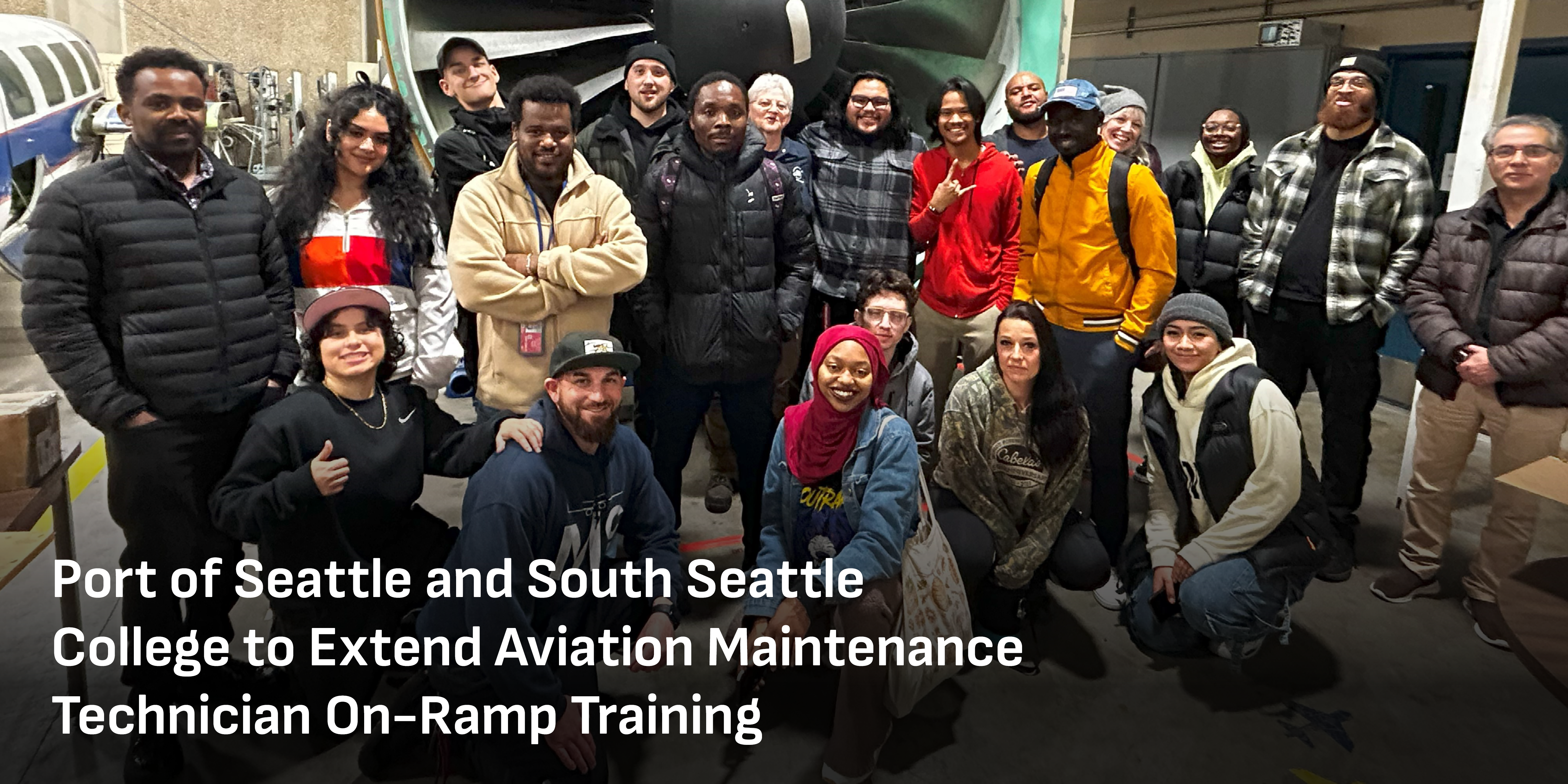 Port of Seattle and South Seattle College to Extend Aviation Maintenance Technician On-Ramp Training