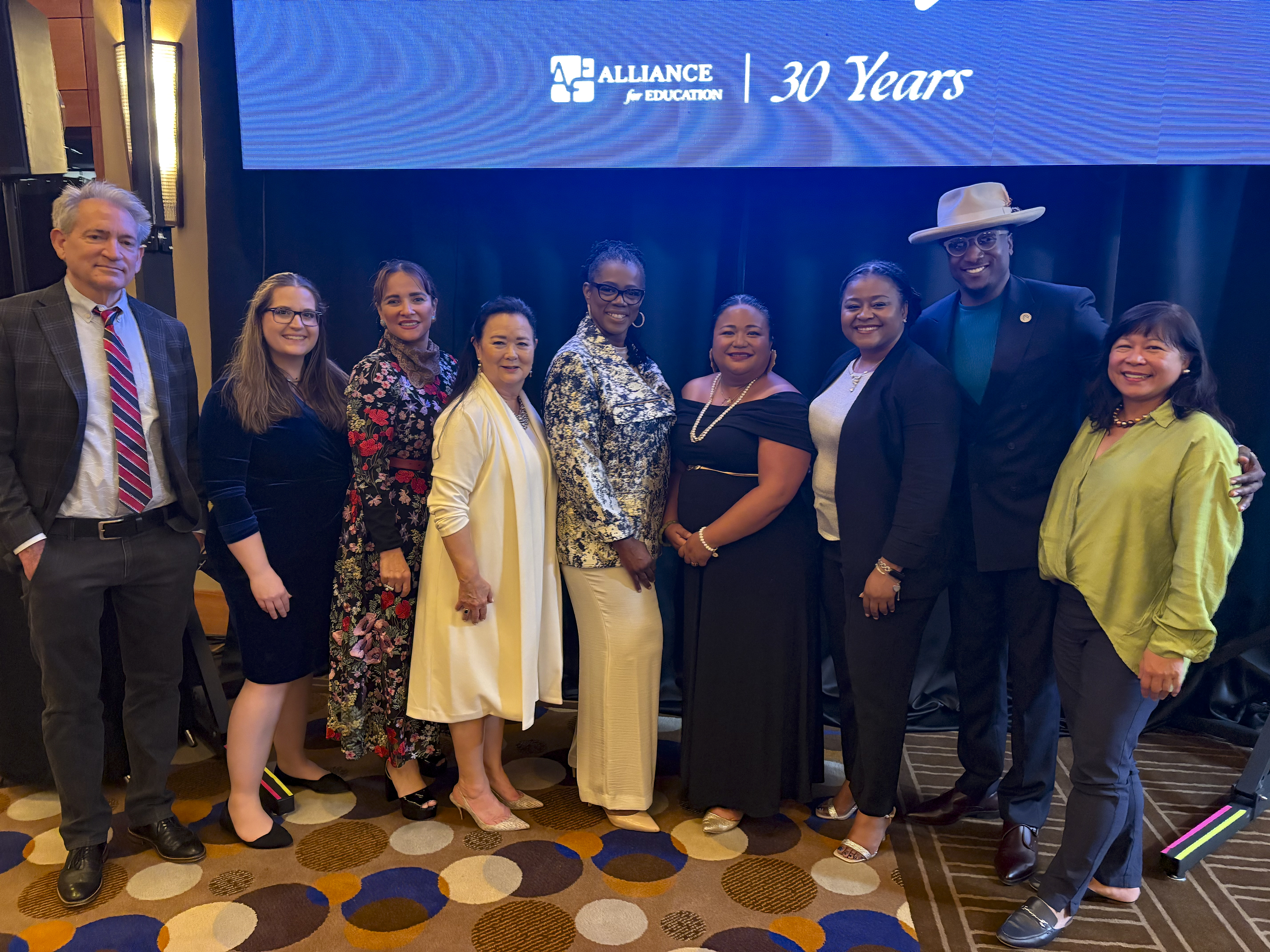 Seattle Colleges top leadership at the Alliance for Education Gala.