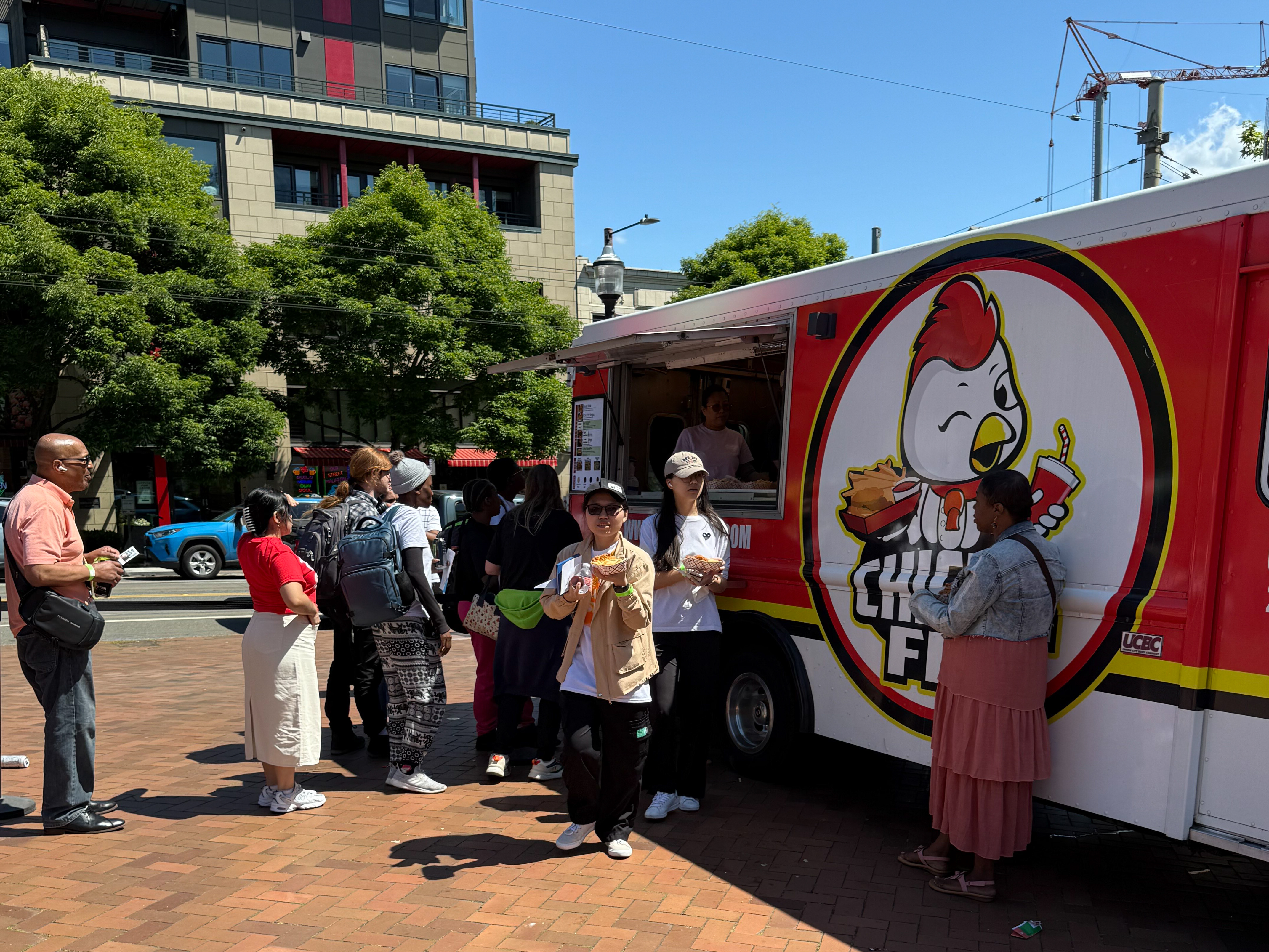 Food truck at Seattle Central's Unity Fair on May 22, 2025