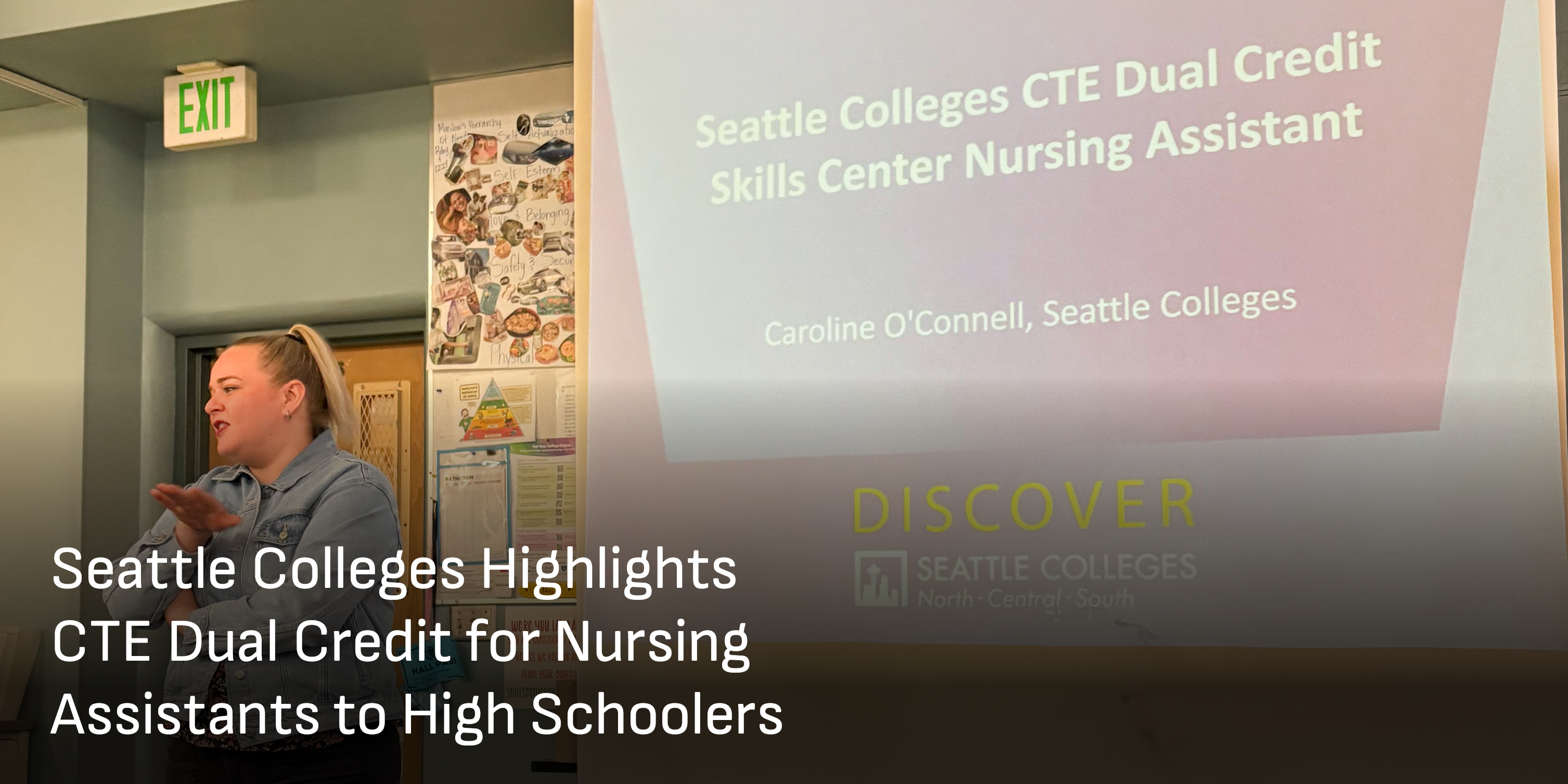 May 2025 Headliner 3: Seattle Colleges Highlights CTE Dual Credit for Nursing Assistants to High Schoolers