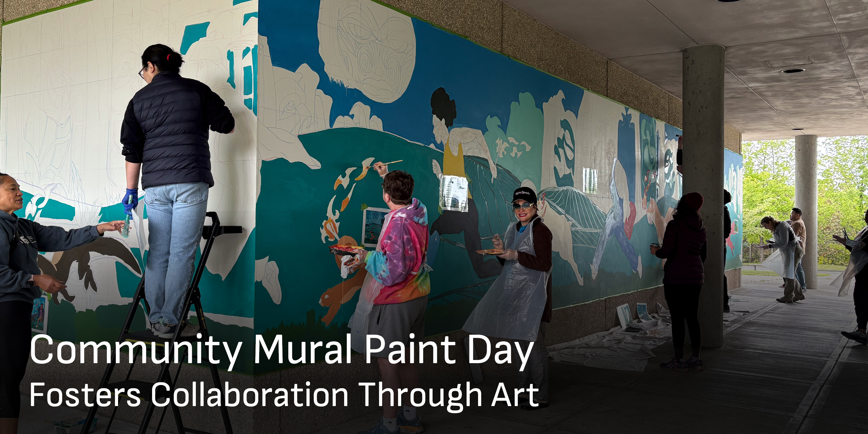 May 2025 Headliner 4: Community Mural Paint Day Fosters Collaboration Through Art