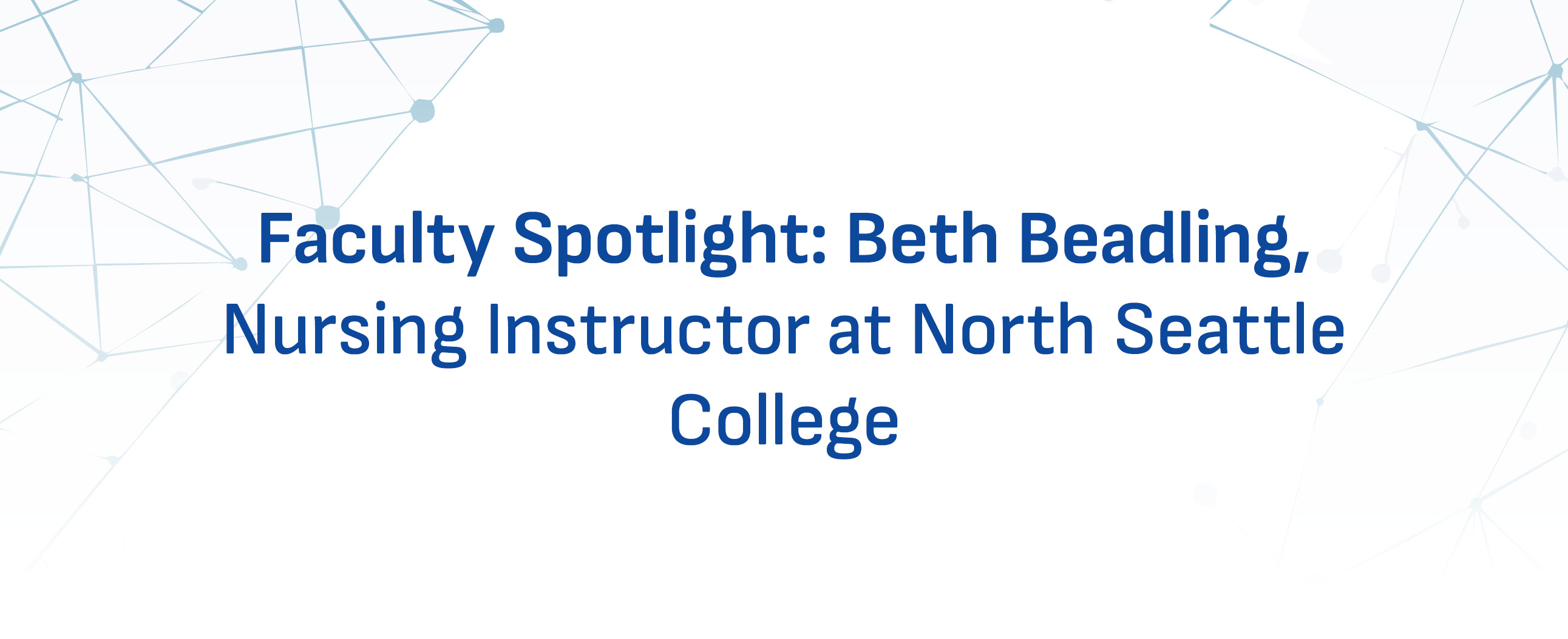 Faculty Spotlight Section