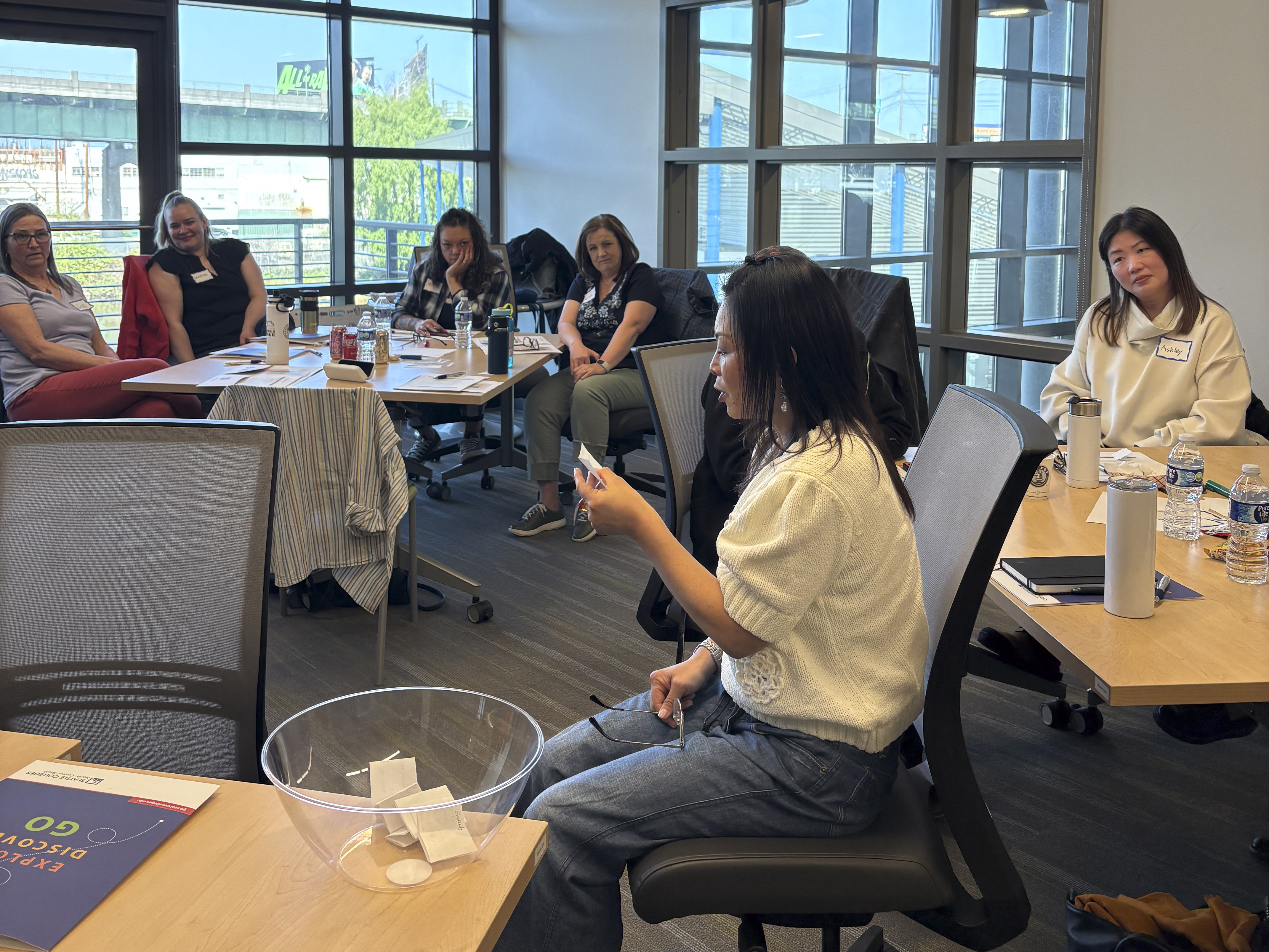 Seattle Colleges Workforce Teams at a District-wide retreat at Seattle Maritime Academy