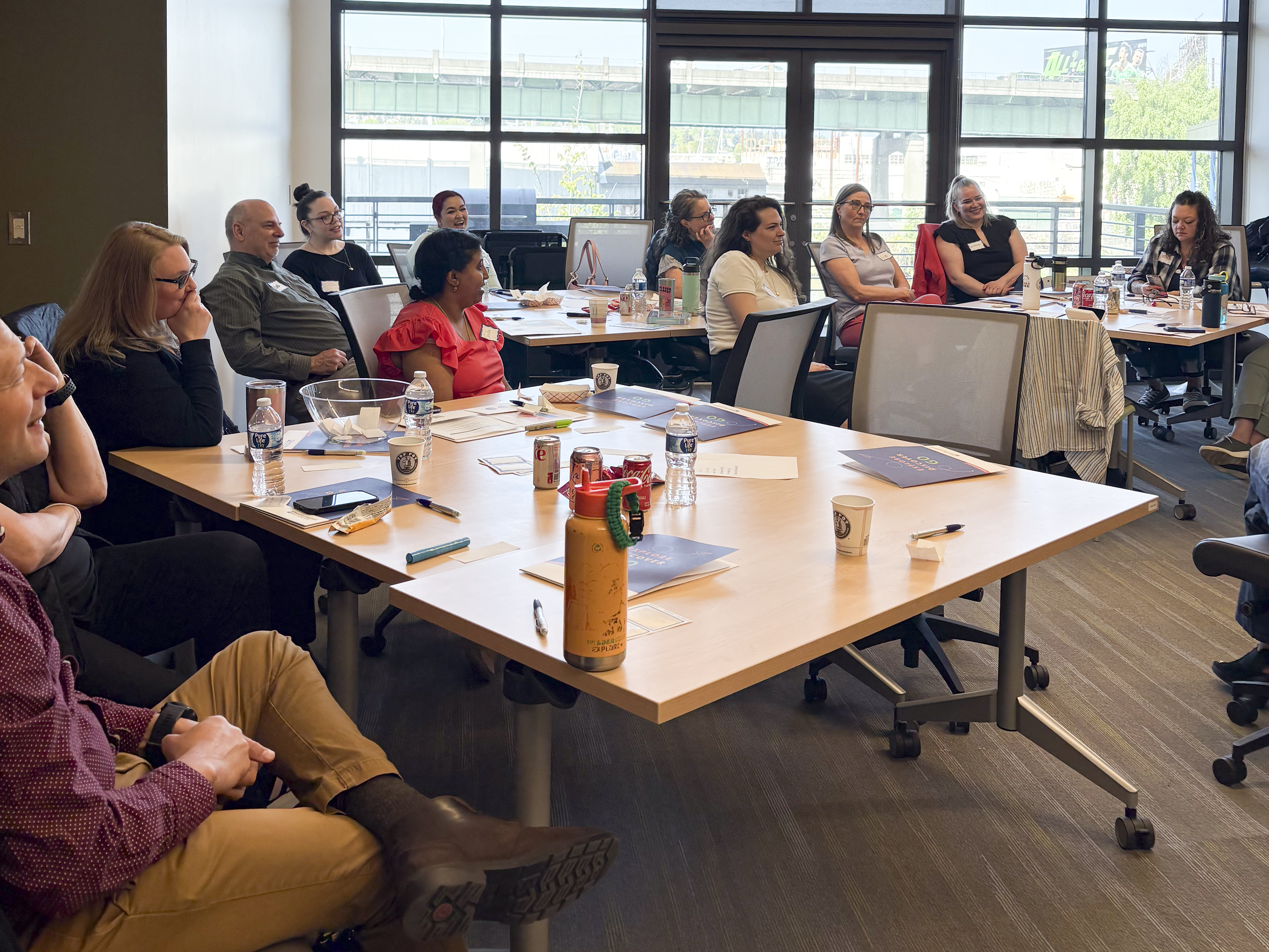 Seattle Colleges Workforce Teams at a District-wide retreat at Seattle Maritime Academy