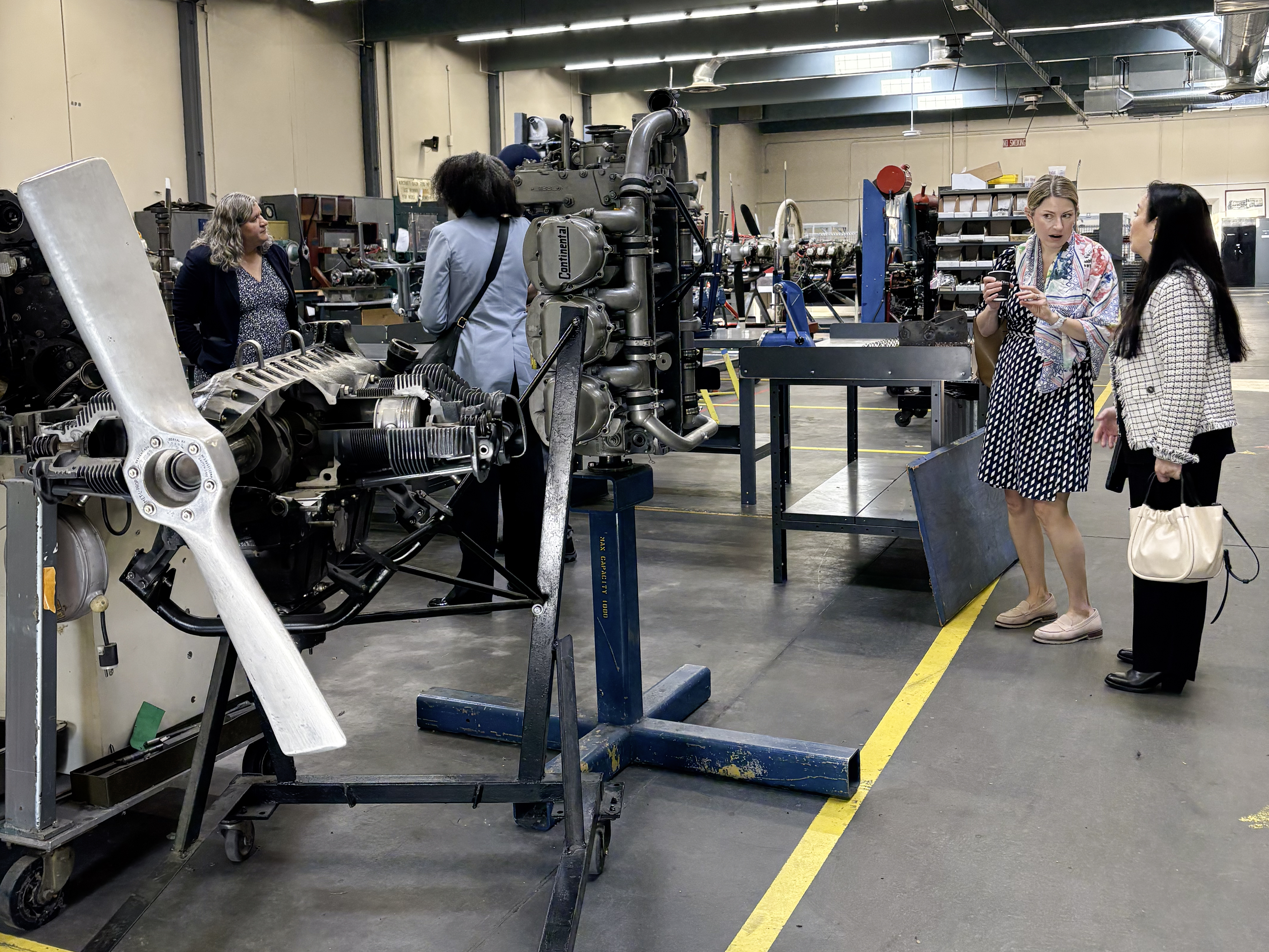 Boeing, District and South Seattle College representatives at South Seattle College facilities
