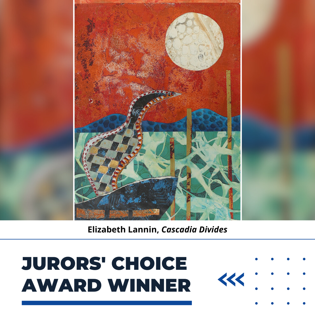 Juror's Choice Award Winner: "Cascadia Divides" by Elizabeth Lannin.