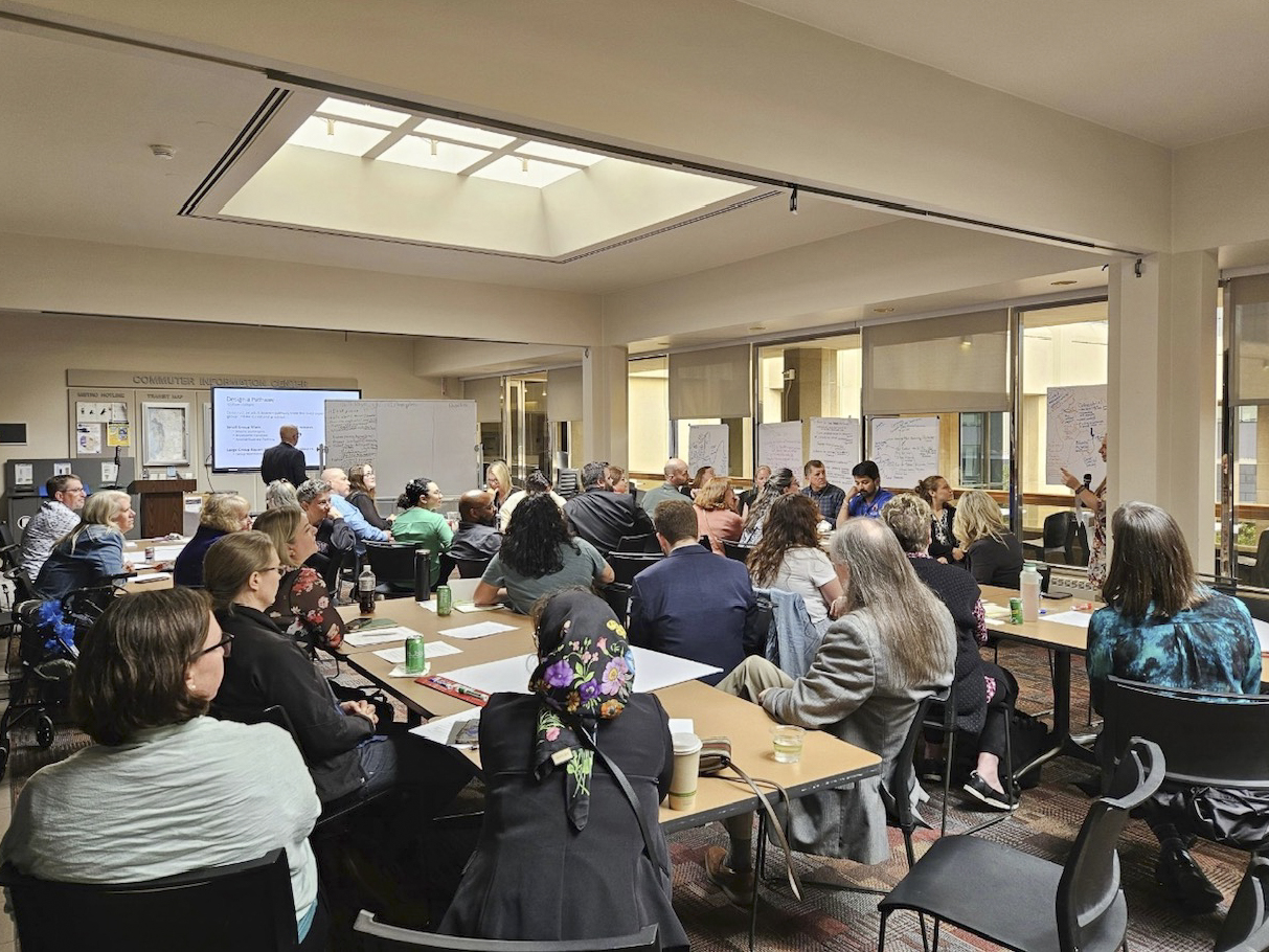 Participants at the Local Education Adult Resource Network (LEARN) convening from the Washington Student Achievement Council.