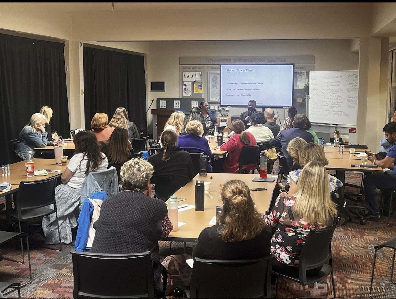 Participants at the Local Education Adult Resource Network (LEARN) convening from the Washington Student Achievement Council.