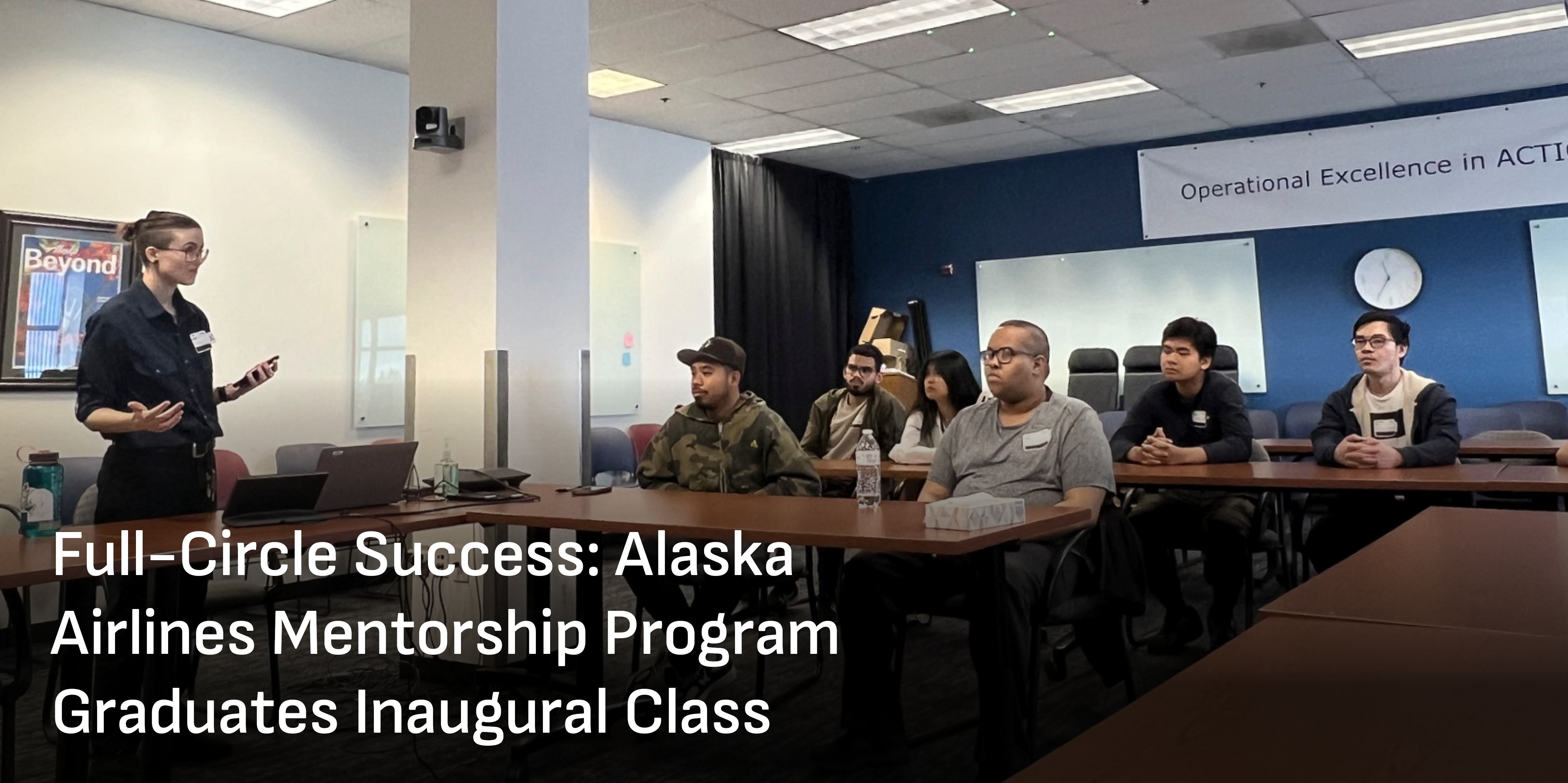 Full-Circle Success: Alaska Airlines Mentorship Program Graduates Inaugural Class.