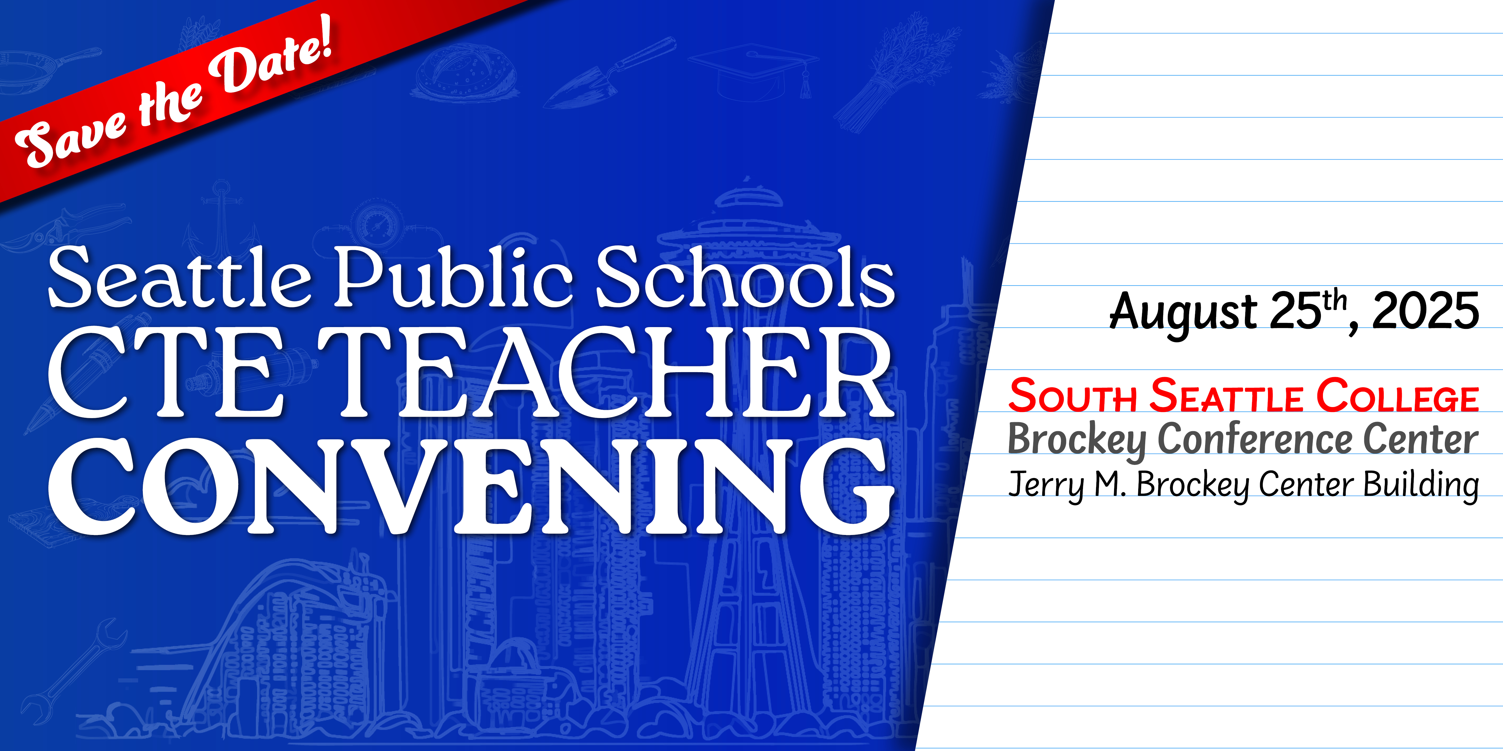CTE Teachers Convening at South Seattle College on August 25, 2025