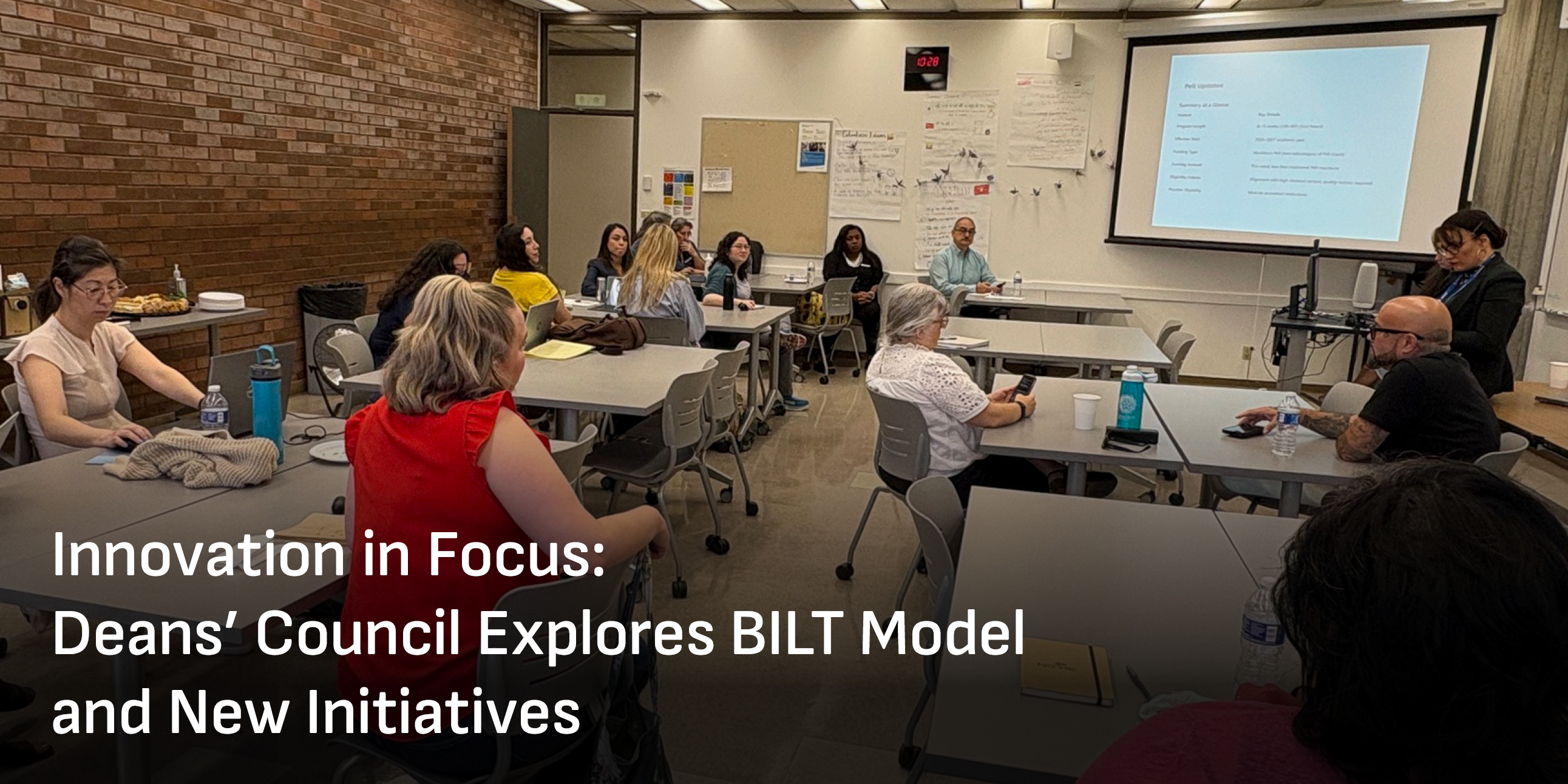 August 2025 Headliner 1: Innovation in Focus: Deans’ Council Explores BILT Model and New Initiatives