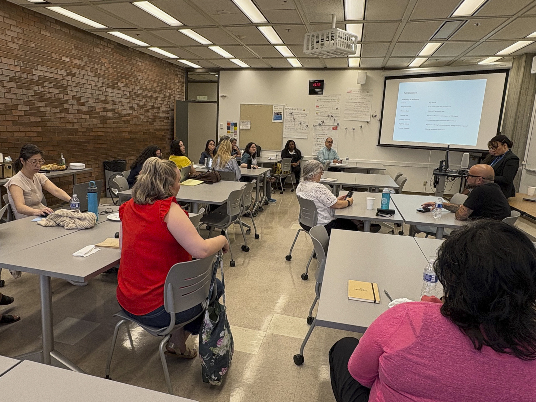 Members of the Deans' Council, District Human Resources, and the District Workforce Development Office at the August 21 meeting.