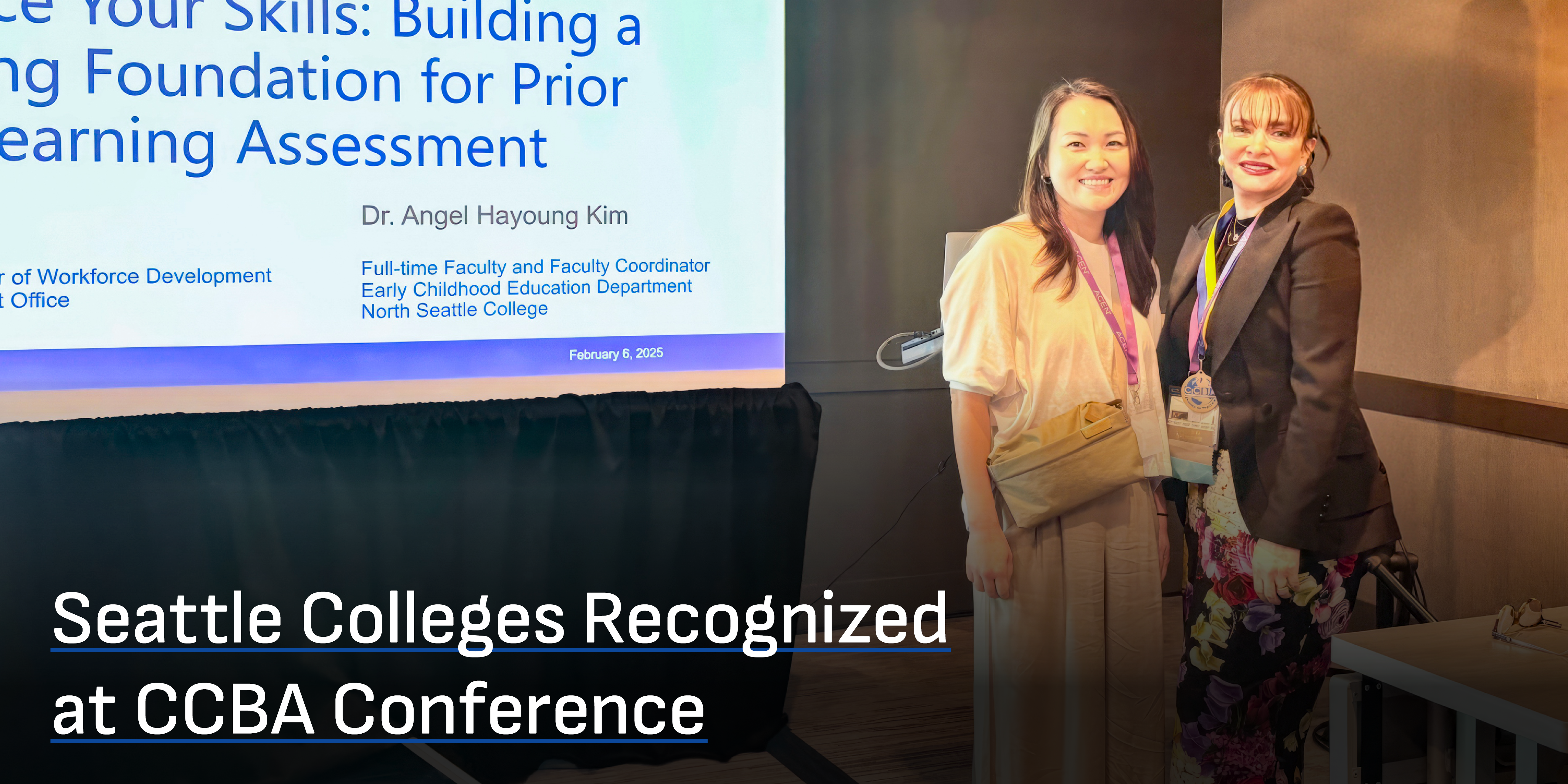 Seattle Colleges Recognized at CCBA Conference