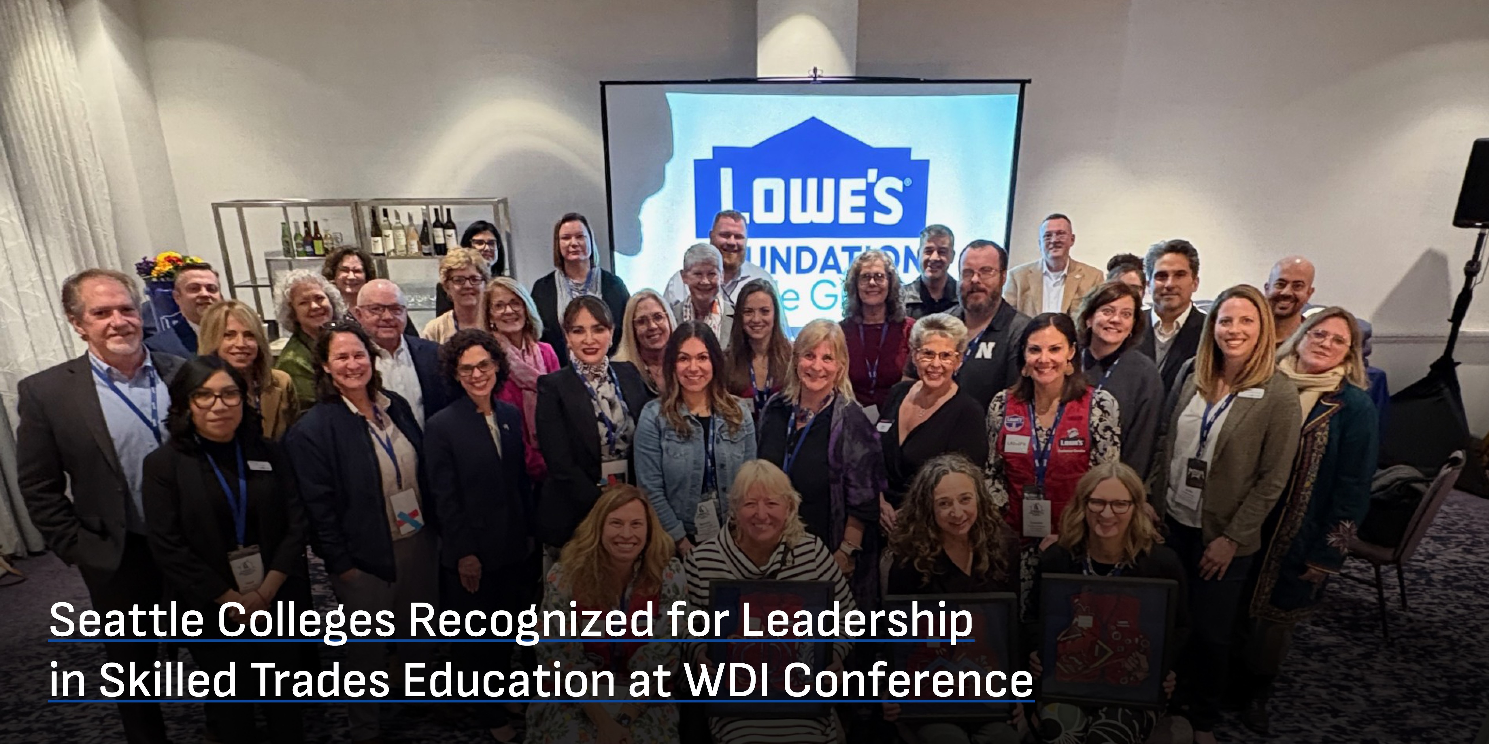 Seattle Colleges Recognized for Leadership in Skilled Trades Education at WDI Conference