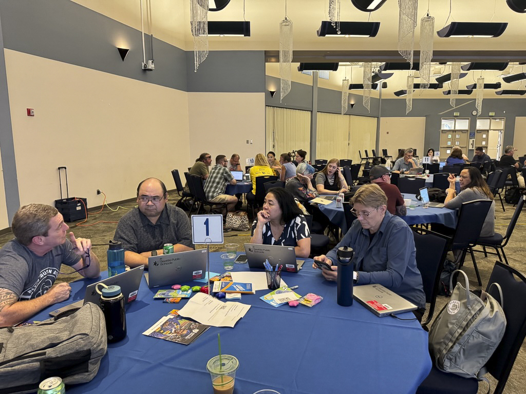 Participants at the Seattle Public Schools CTE Teachers Convening held on August 25, 2025 at South Seattle College.