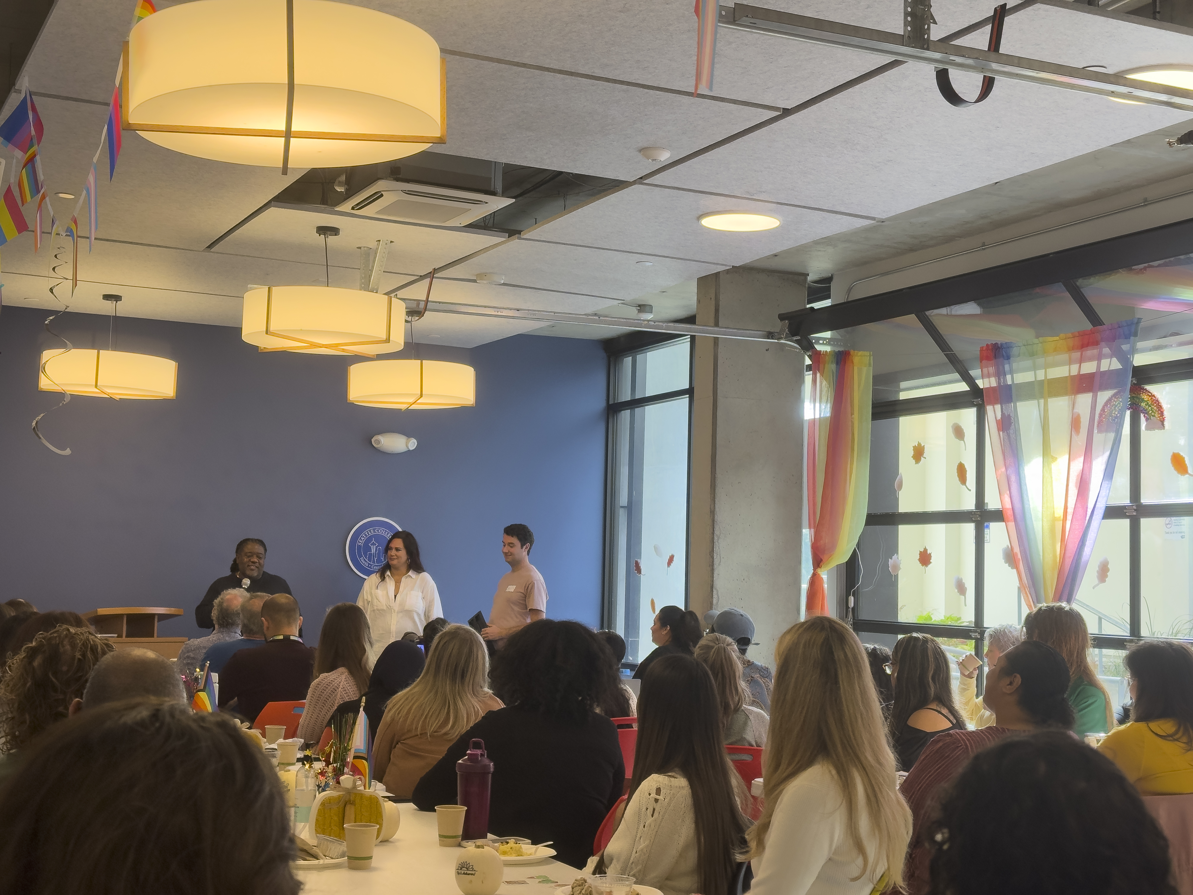 Earnest Phillips, Vice Chancellor of Public Relations and Strategic Initiatives, speaking at the Siegal Center Kick-Off Event