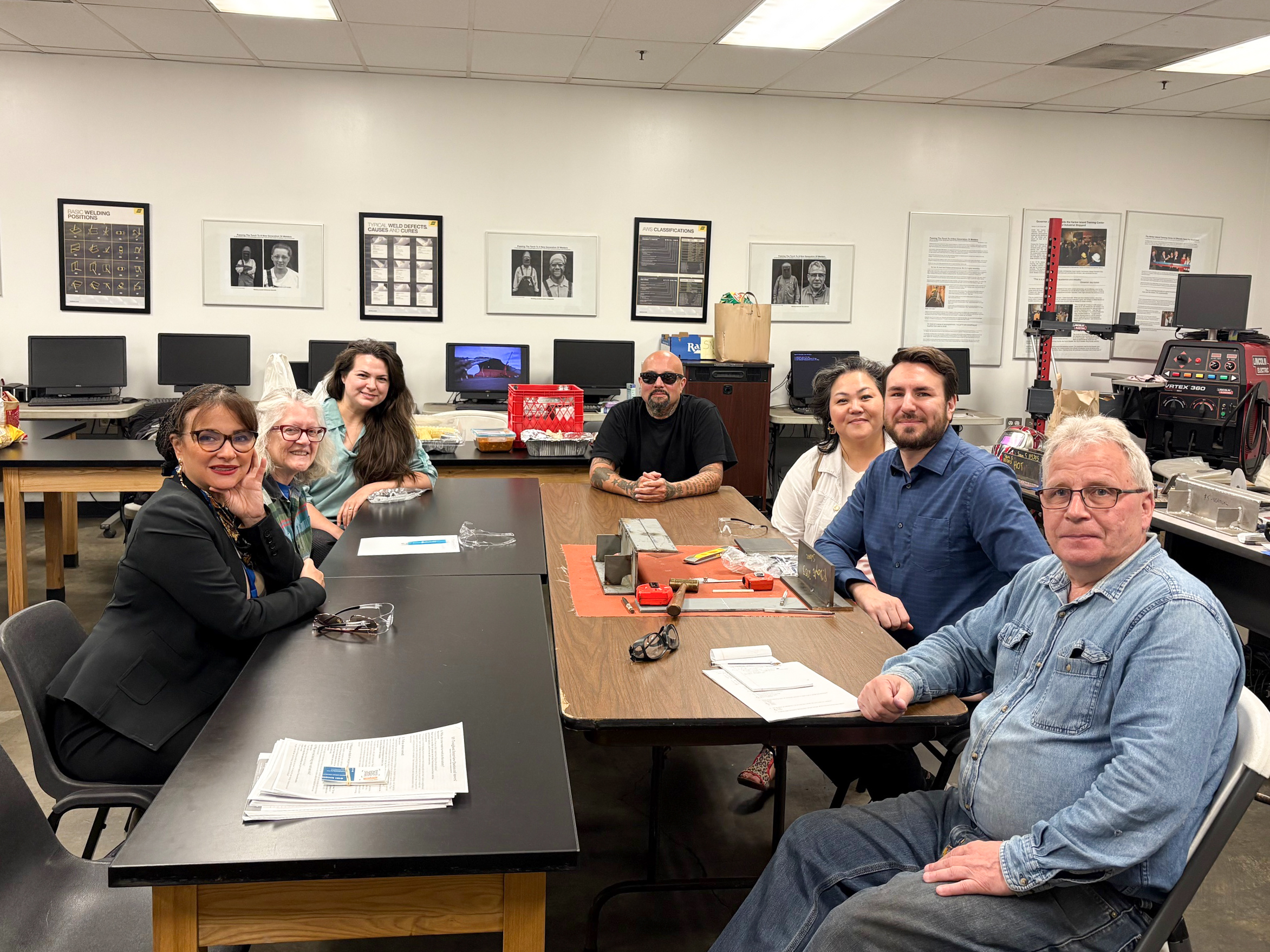 A photo of leaders from Seattle Colleges and the Vigor Welding Center. More details in the article.