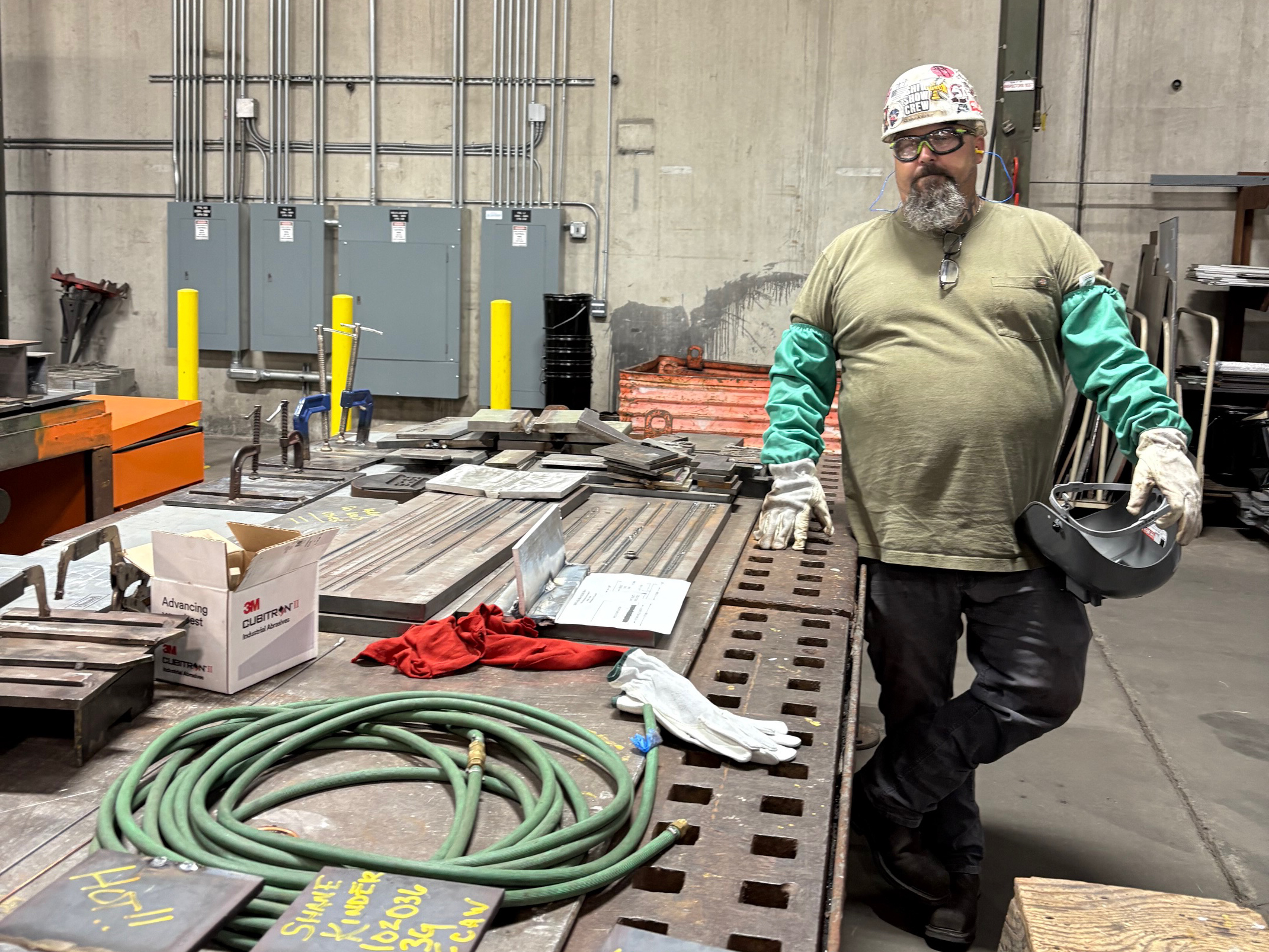 Personnel from the Vigor Welding Center.