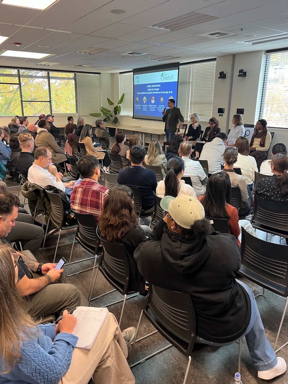 Panel at Evergreen Goodwill "Equity by Design" event