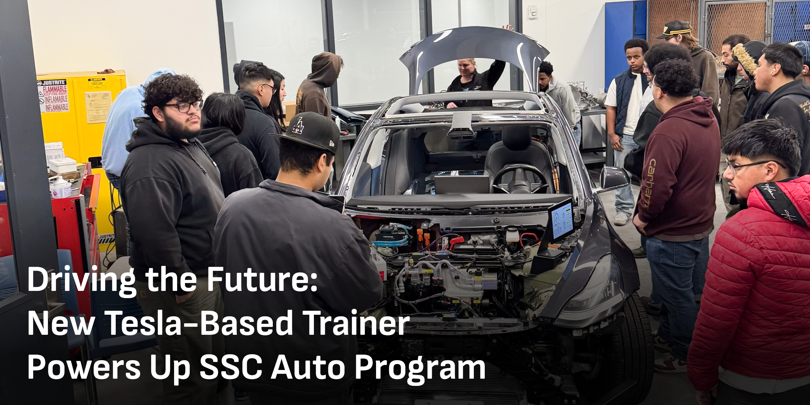 October Headliner 5: Driving the Future: New Tesla-Based Trainer Powers Up SSC Auto Program