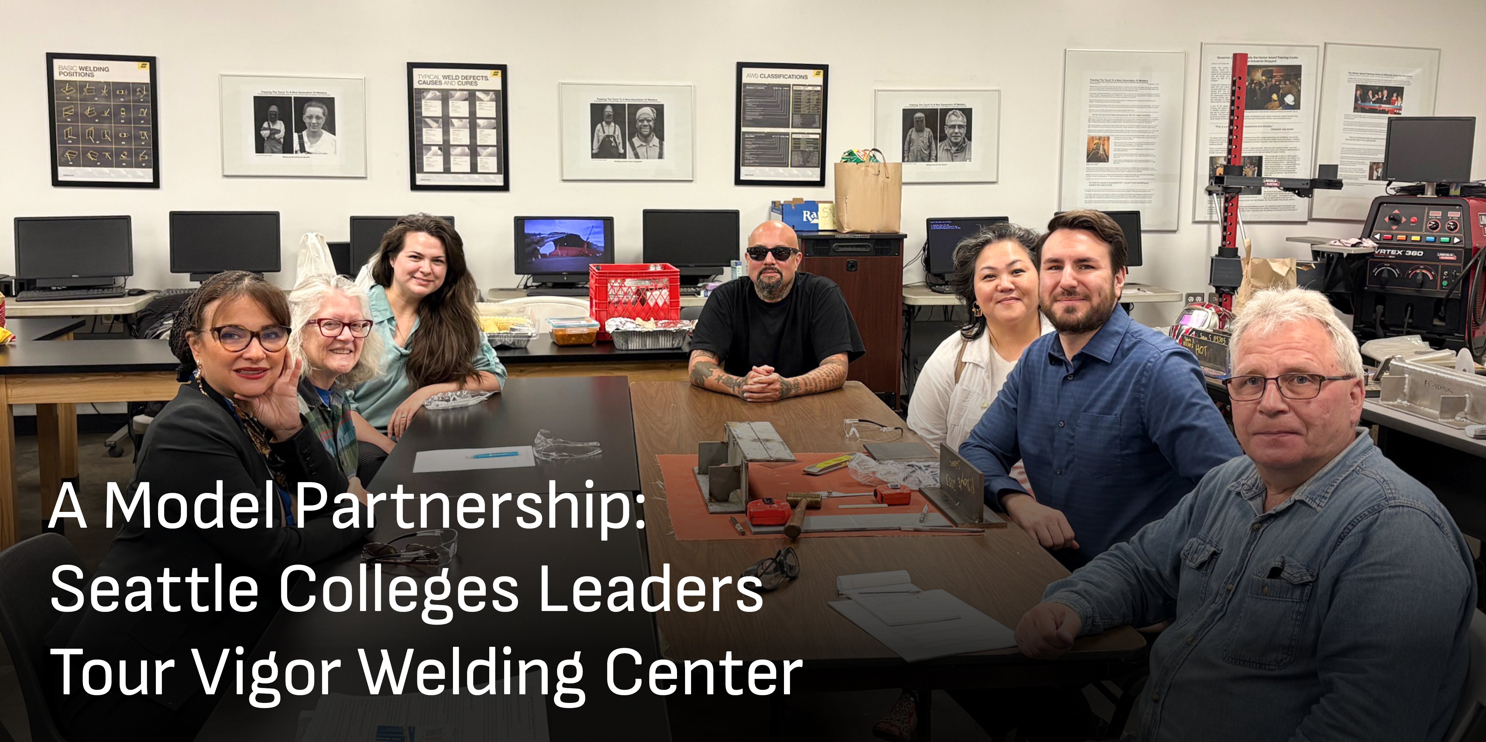 September Headliner 1: A Model Partnership: Seattle Colleges Leaders Tour Vigor Welding Center