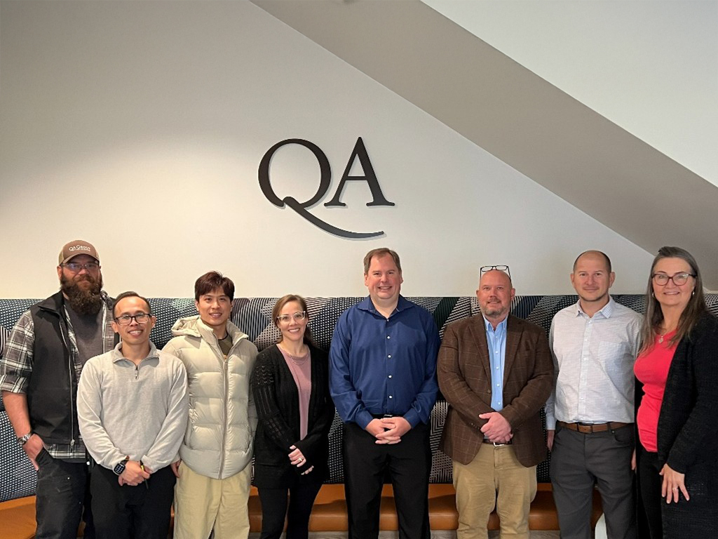 QA group members with Seattle Colleges representatives