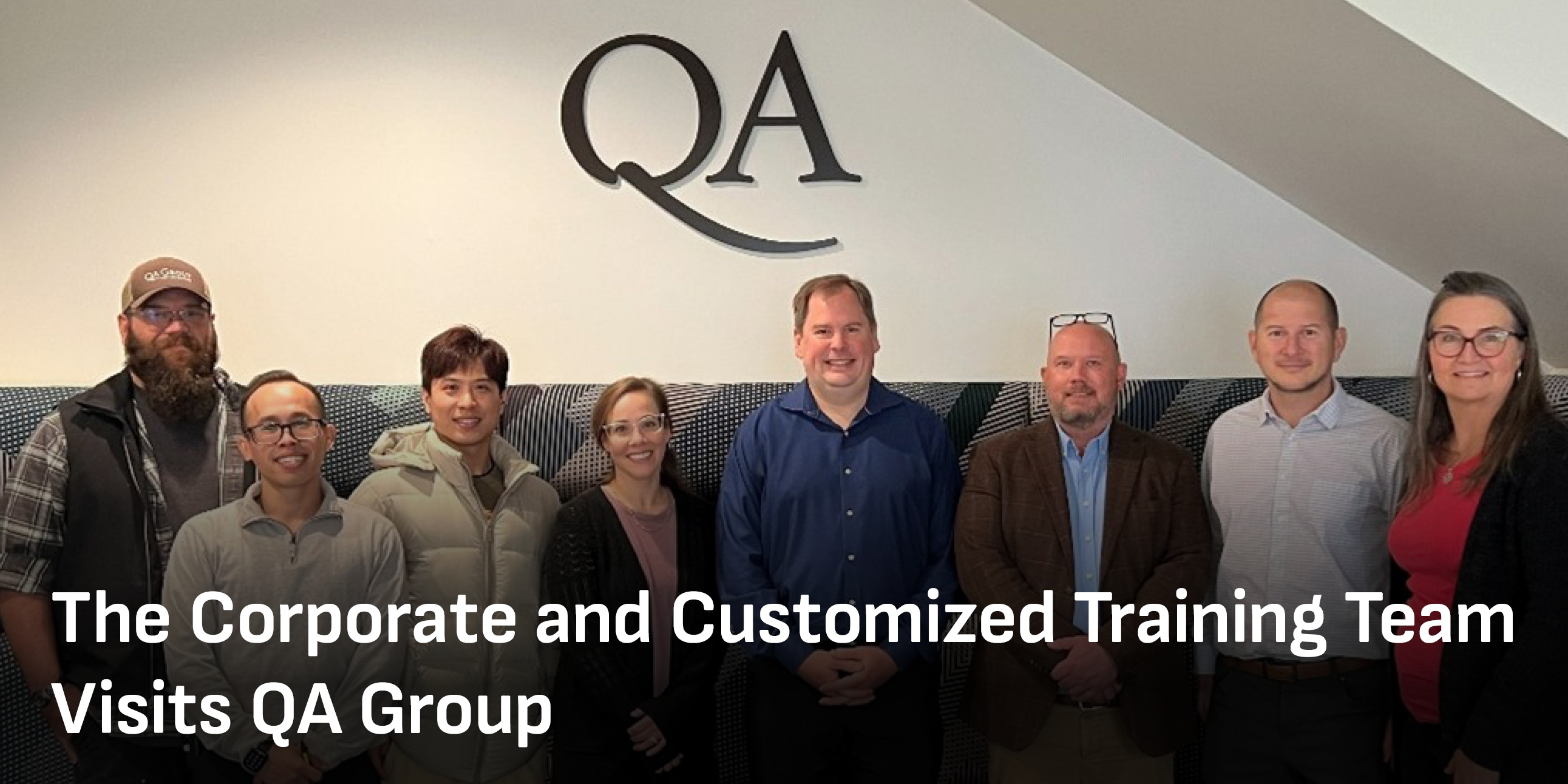 QA group members with Seattle Colleges Corporate & Continuing Education representatives.