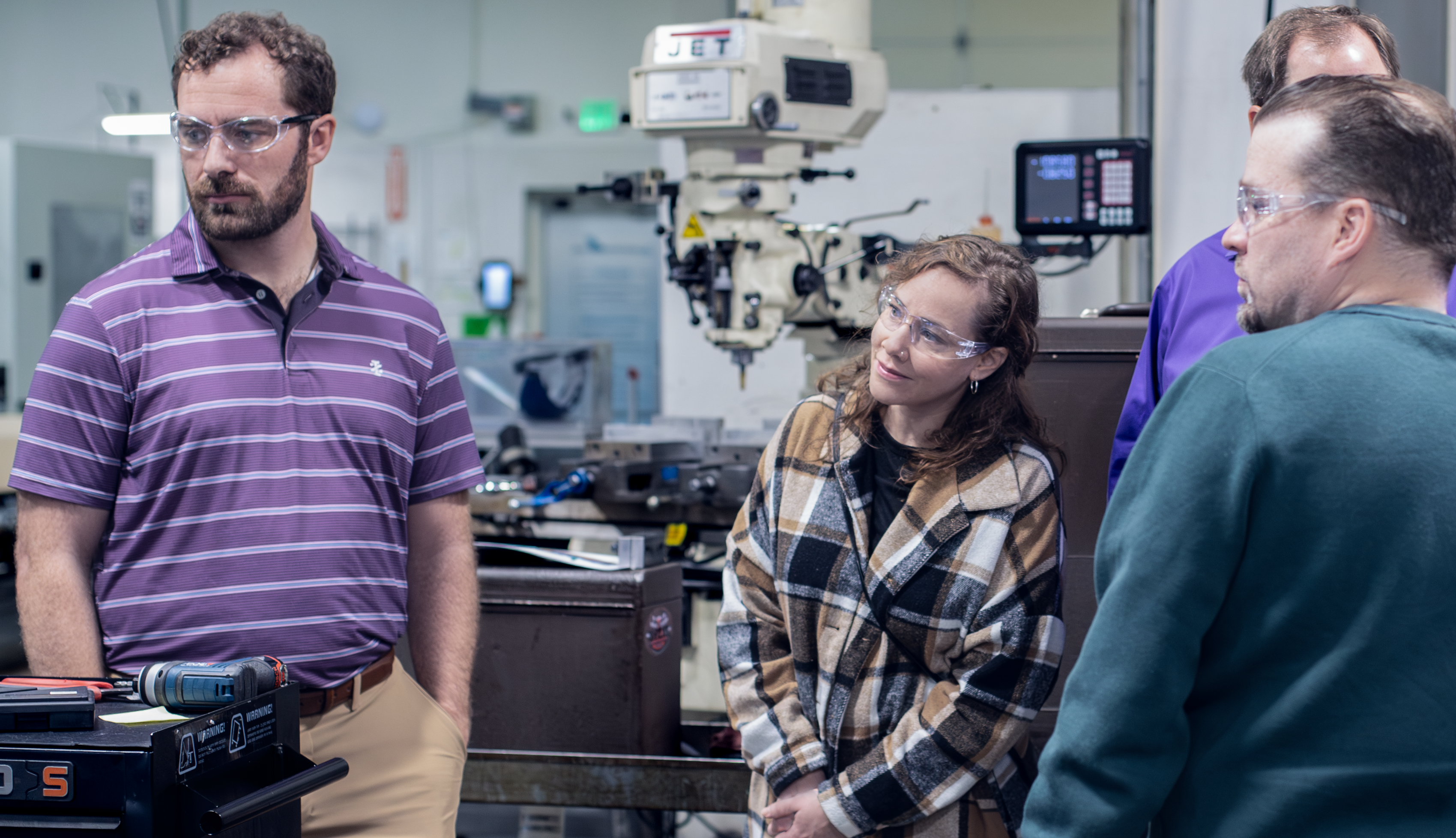 Harper Engineering Team Members and Seattle College Representatives
