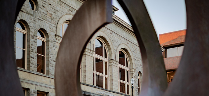 Seattle Central sculpture closeup