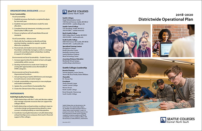 Strategic Plan And Scorecard Seattle Colleges