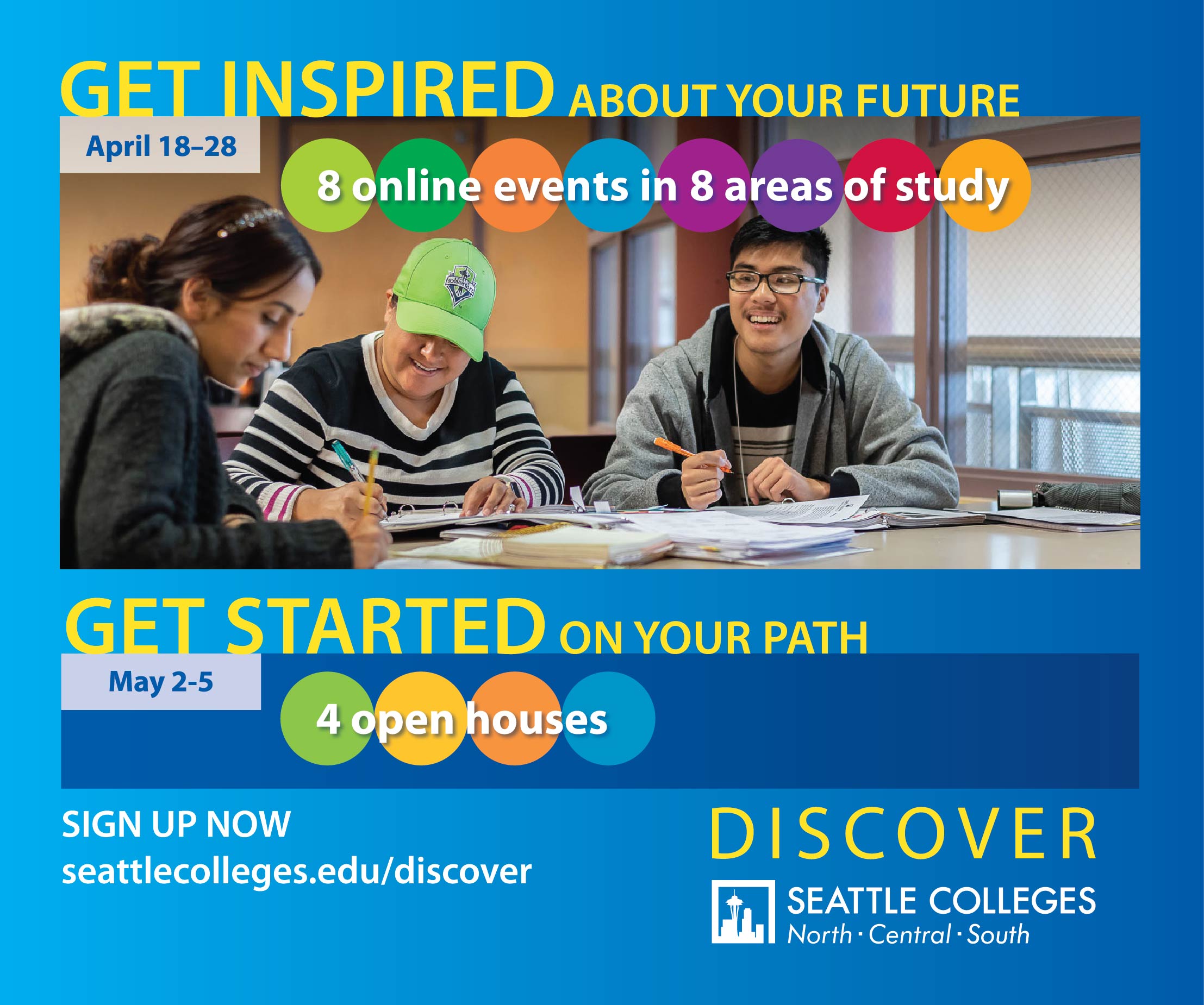 Discover Seattle Colleges April 18-28