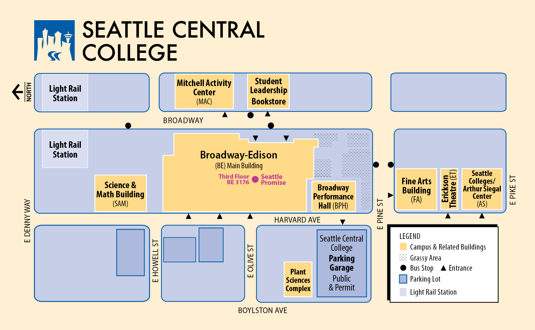 Seattle Central College Promise Office Location